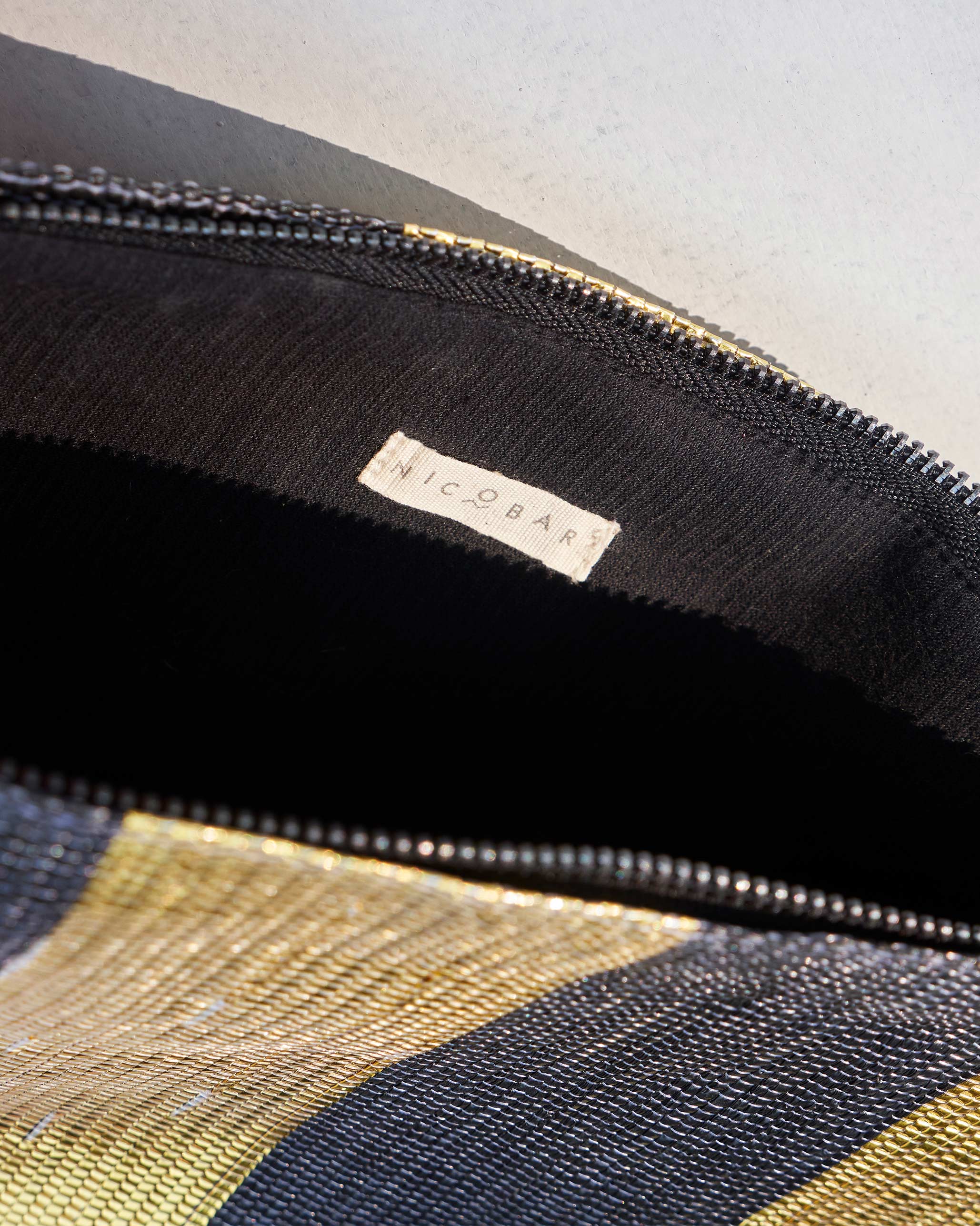 Seher Clutch - Gold & Black - Image 3