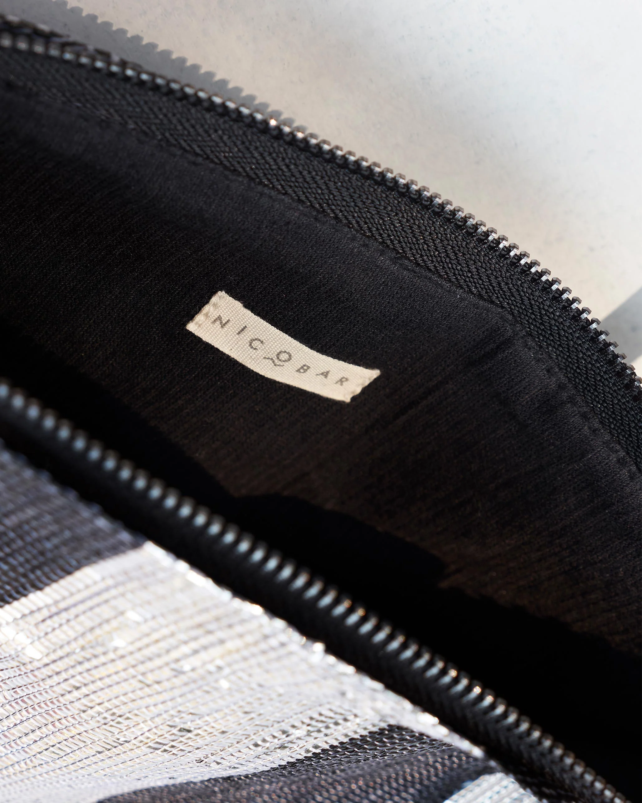Seher Clutch - Silver & Black - Image 2