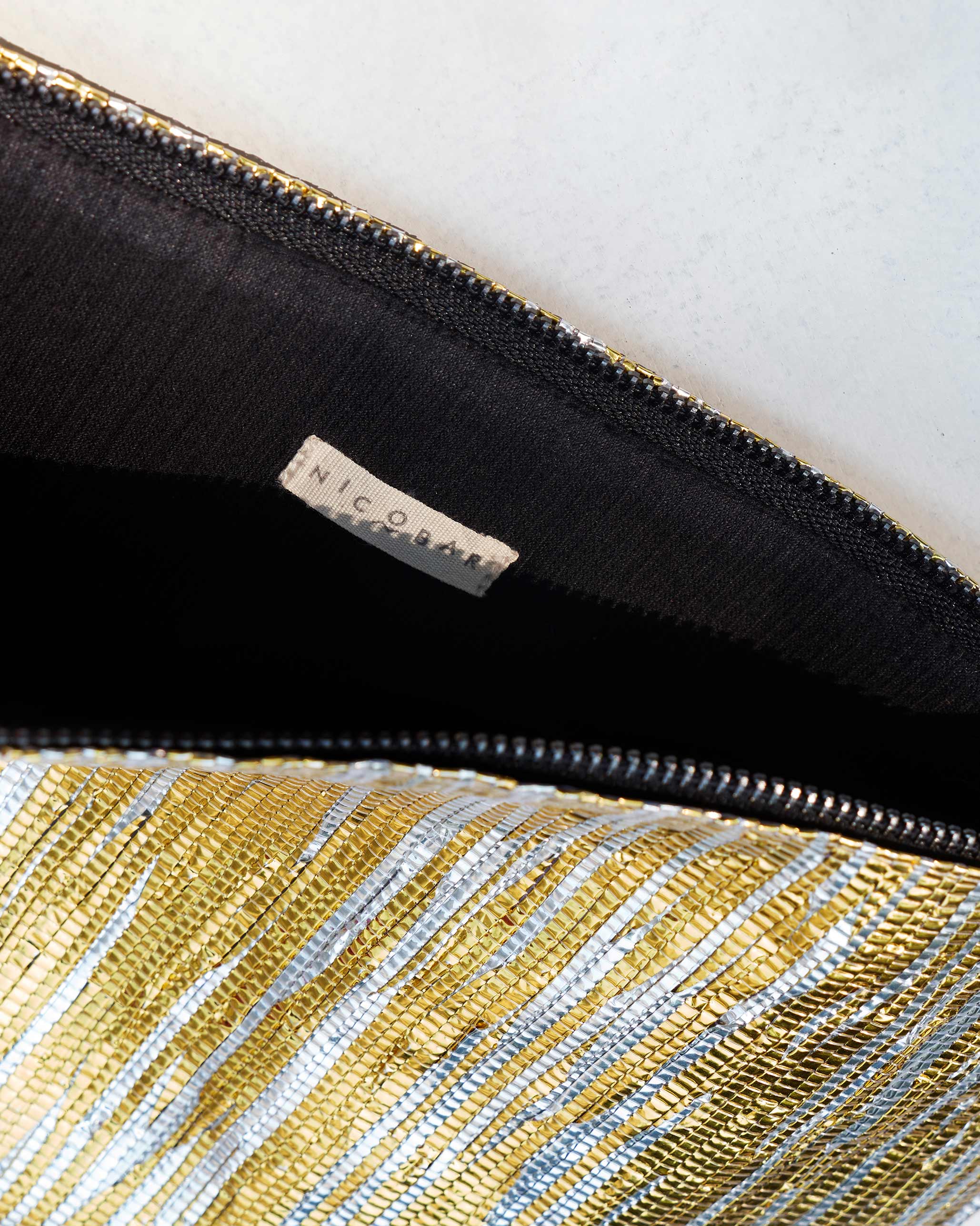 Seher Clutch - Silver & Gold - Image 3