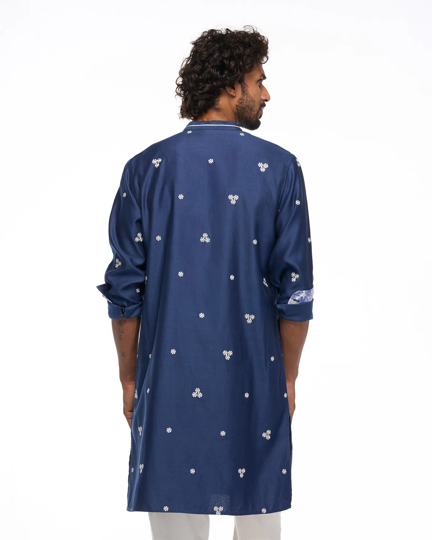 Selamat Kurta - Navy - Image 5