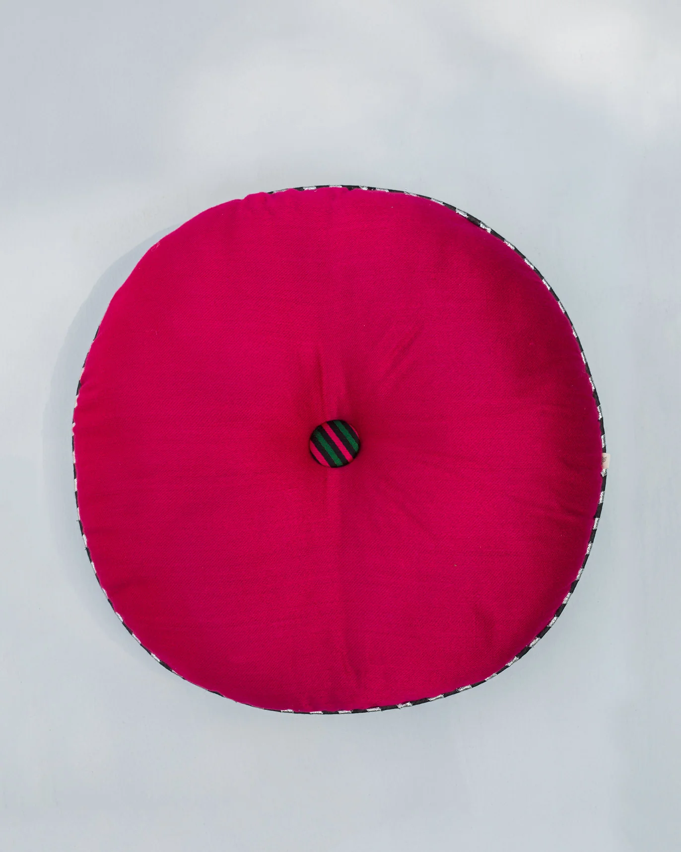Serai Stripe Round Cushion Cover - Image 2