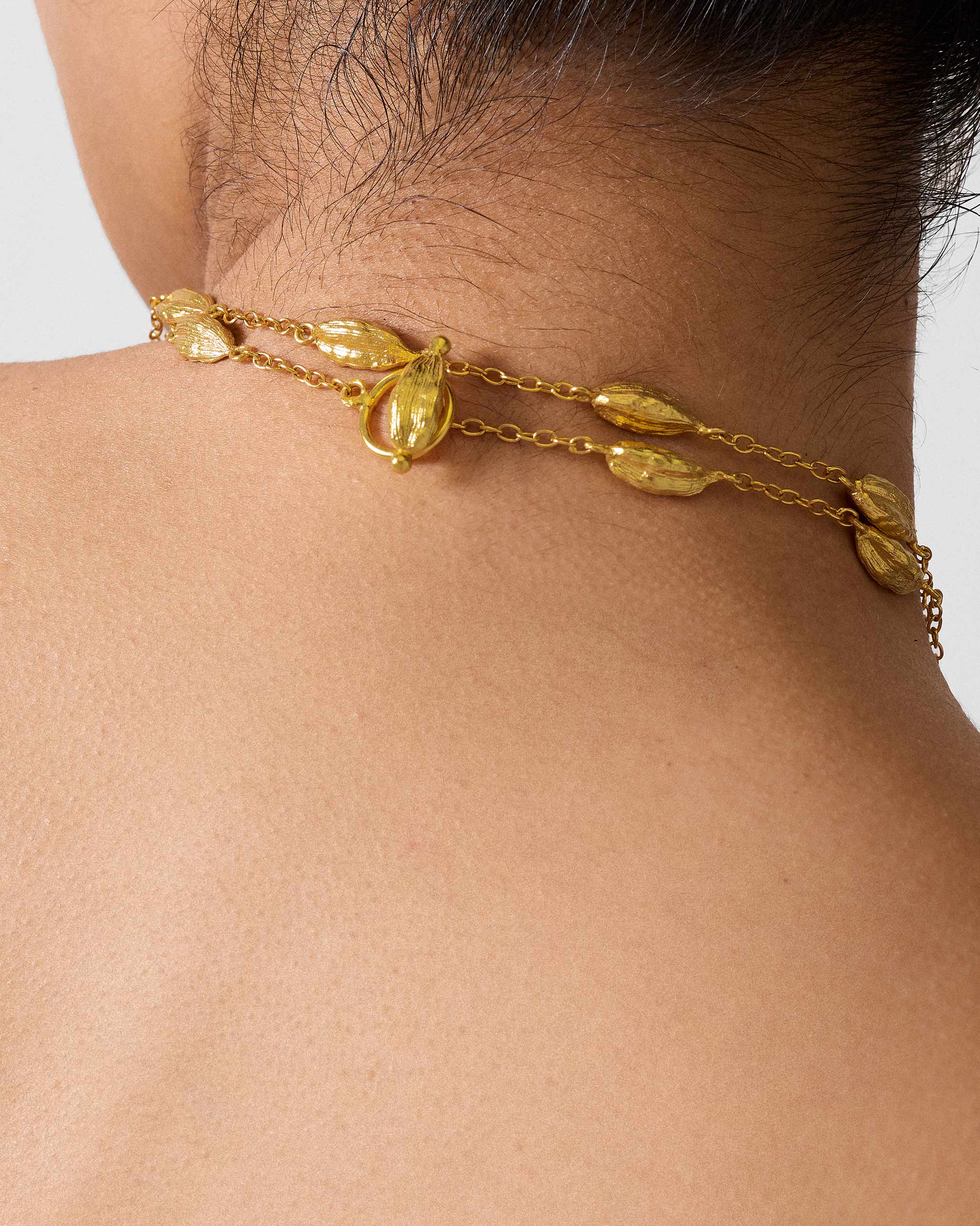 Shanti Necklace - Gold - Image 8