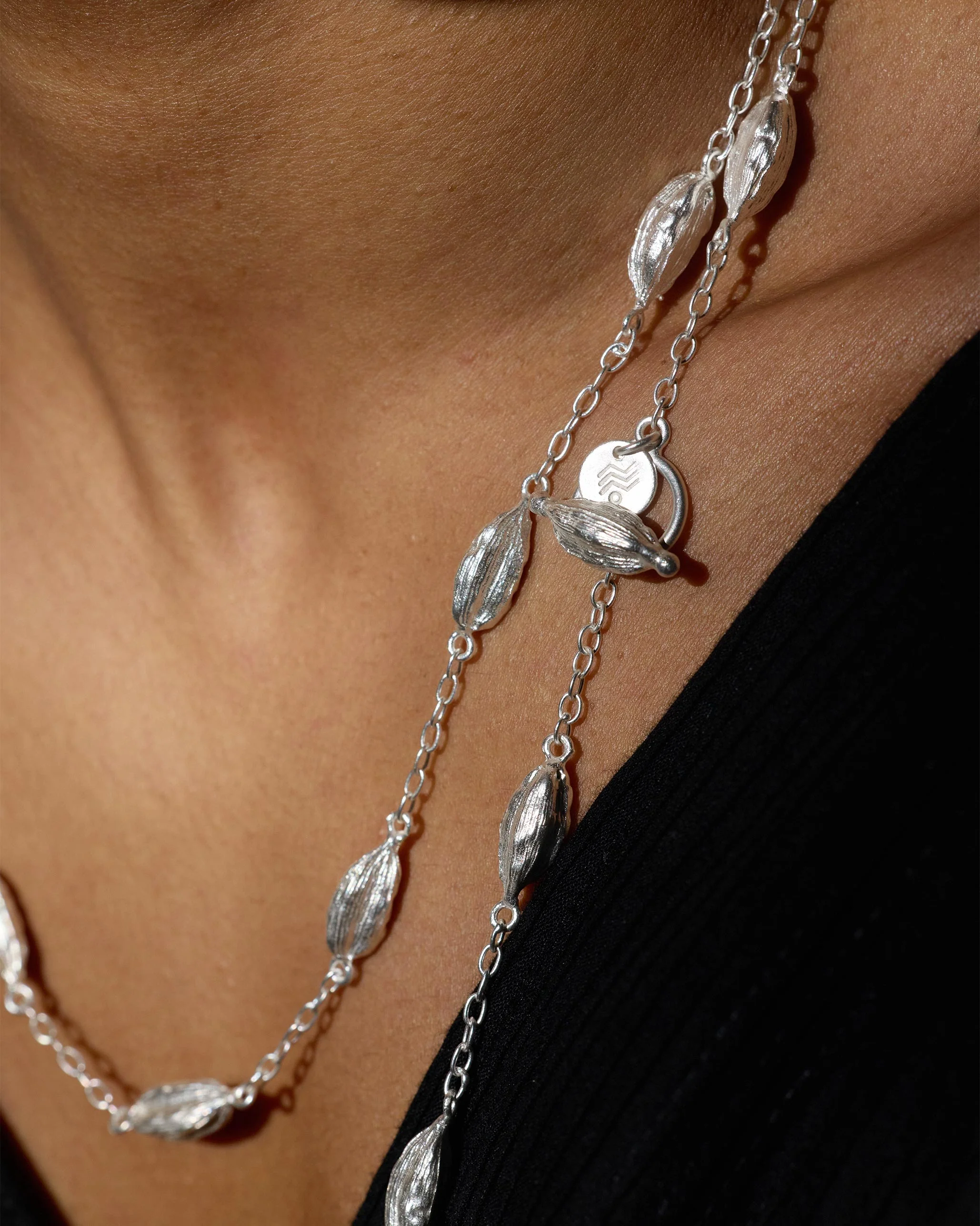 Shanti Necklace - Silver - Image 2