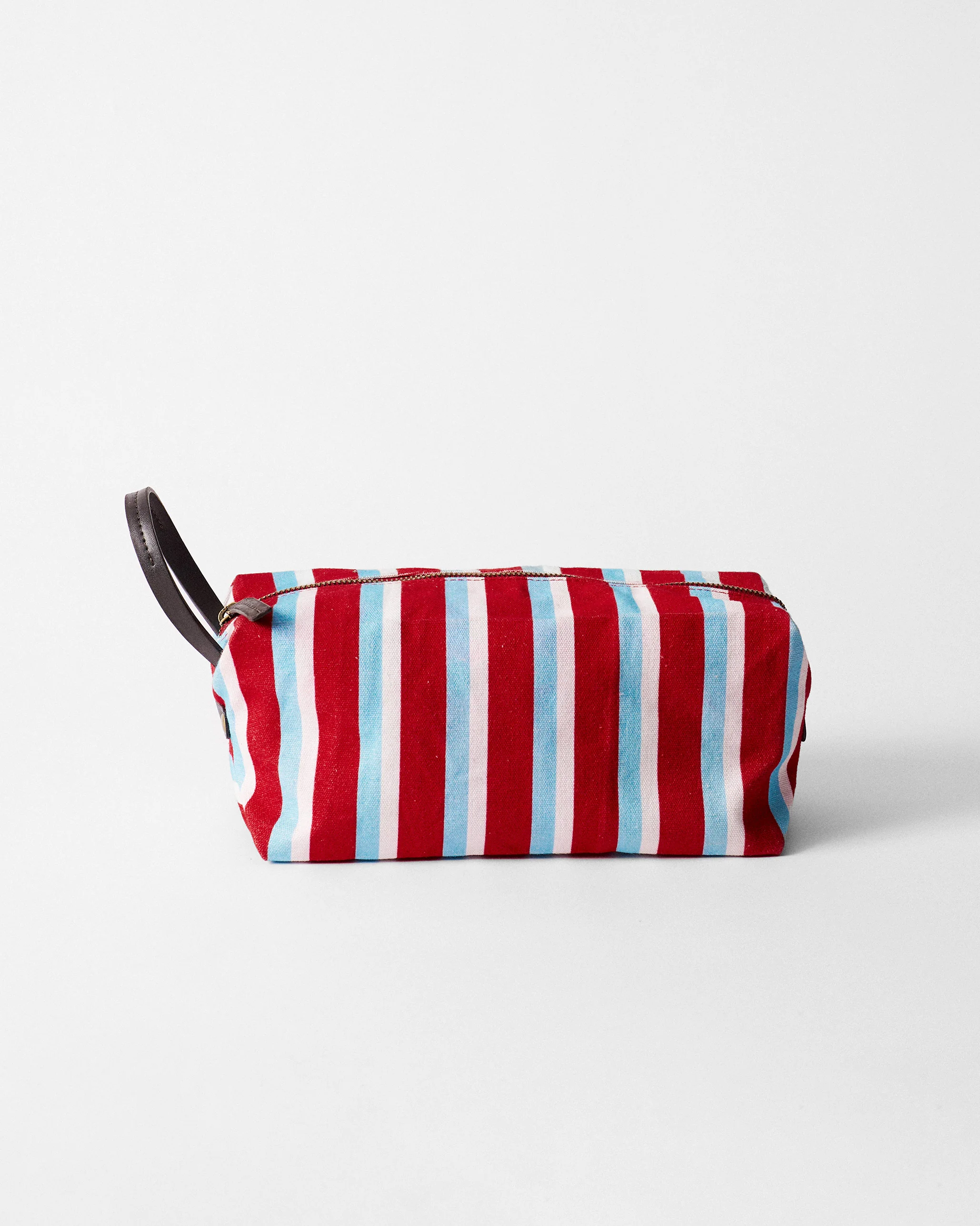 Shen Toilet Kit - Ice Blue & Red Stripes - Image 7