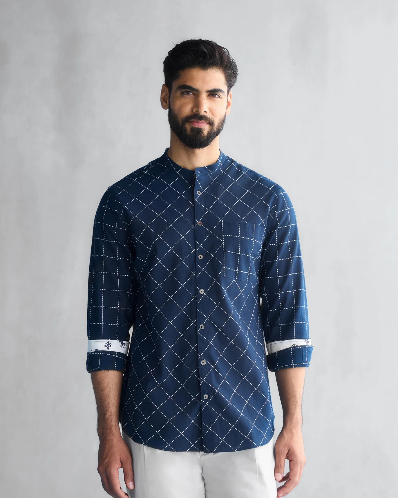 Shephard Shirt - Navy - Image 7