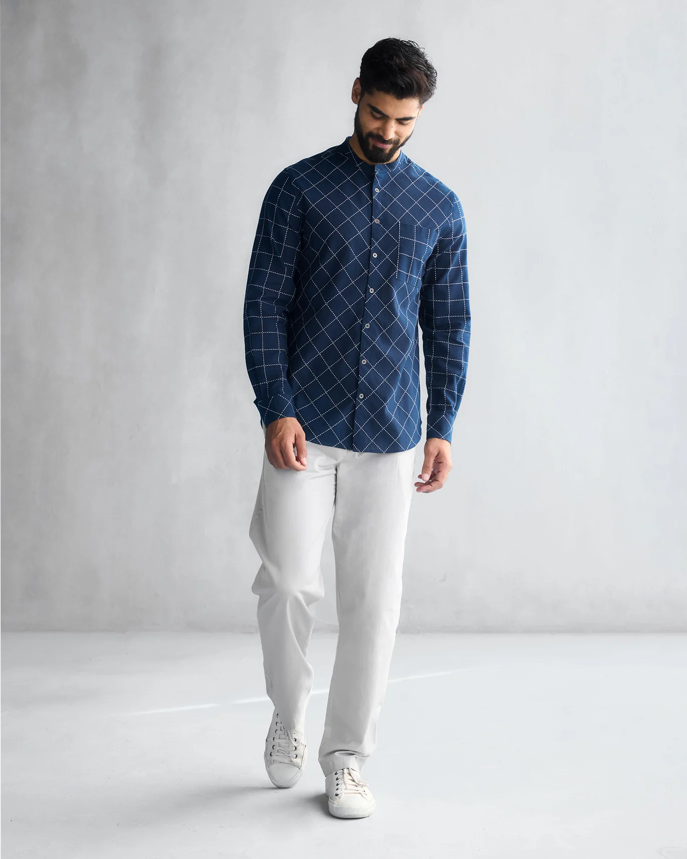 Shephard Shirt - Navy - Image 8