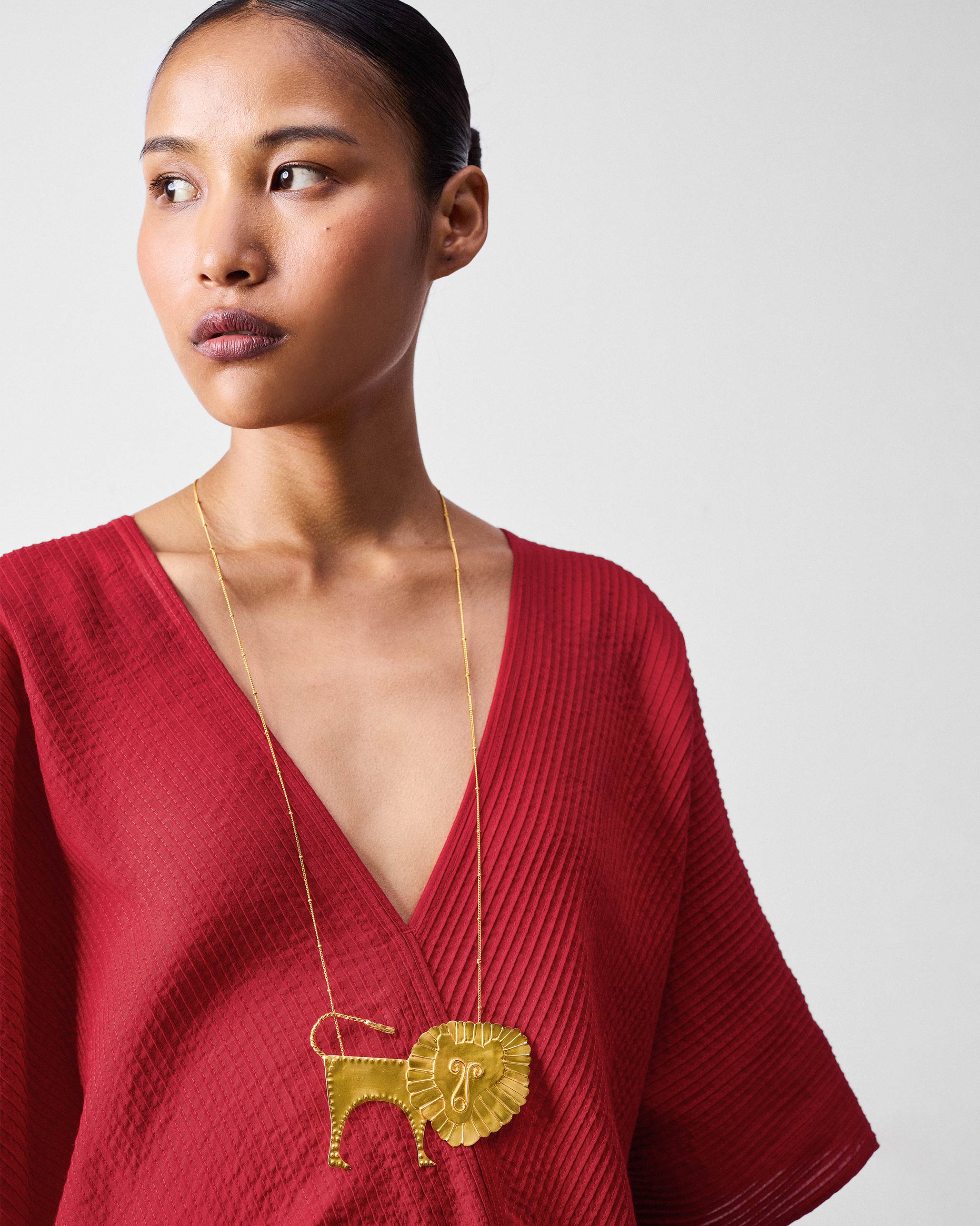 Sher Necklace - Gold - Image 7