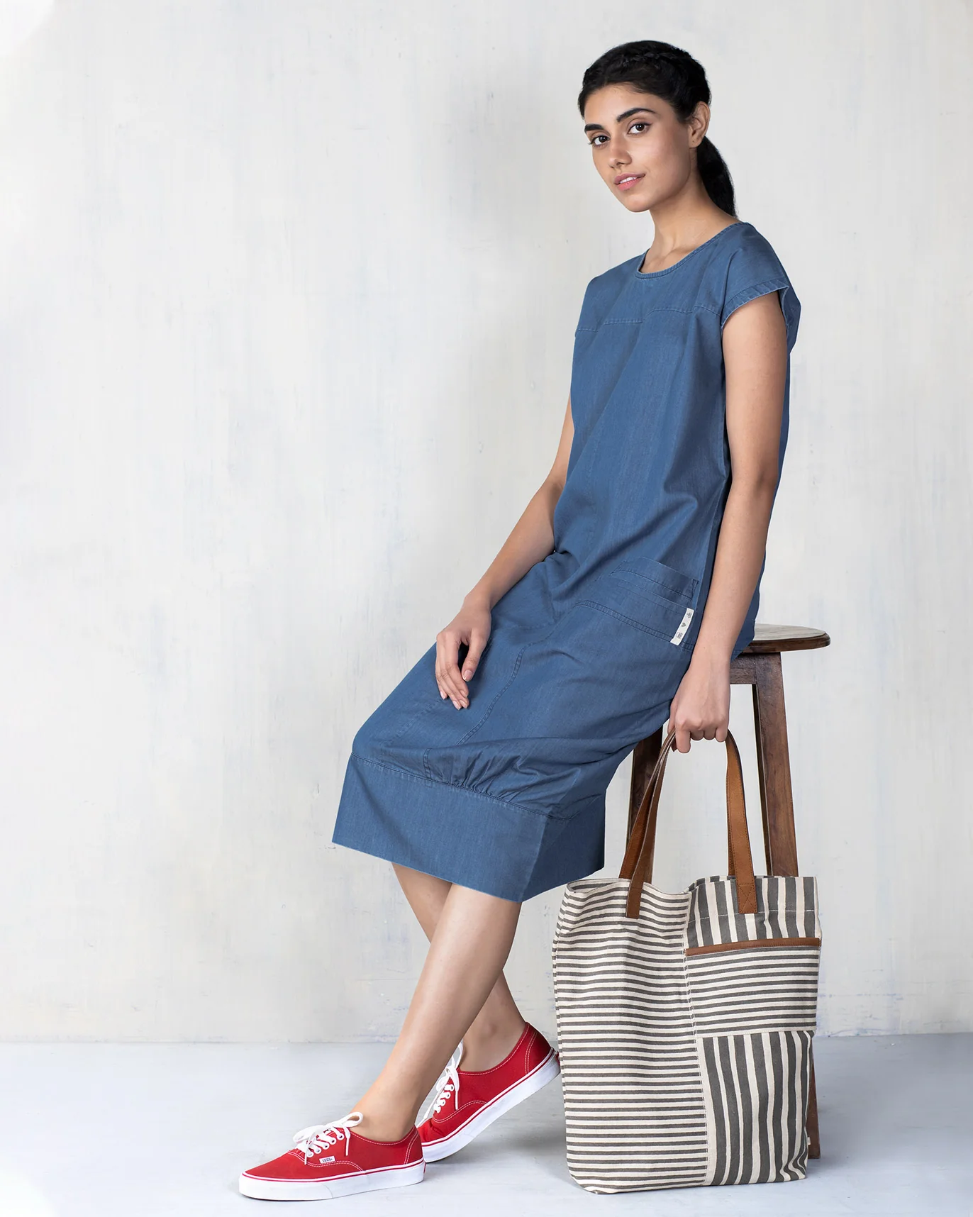 Shibui Dress - Blue - Image 4