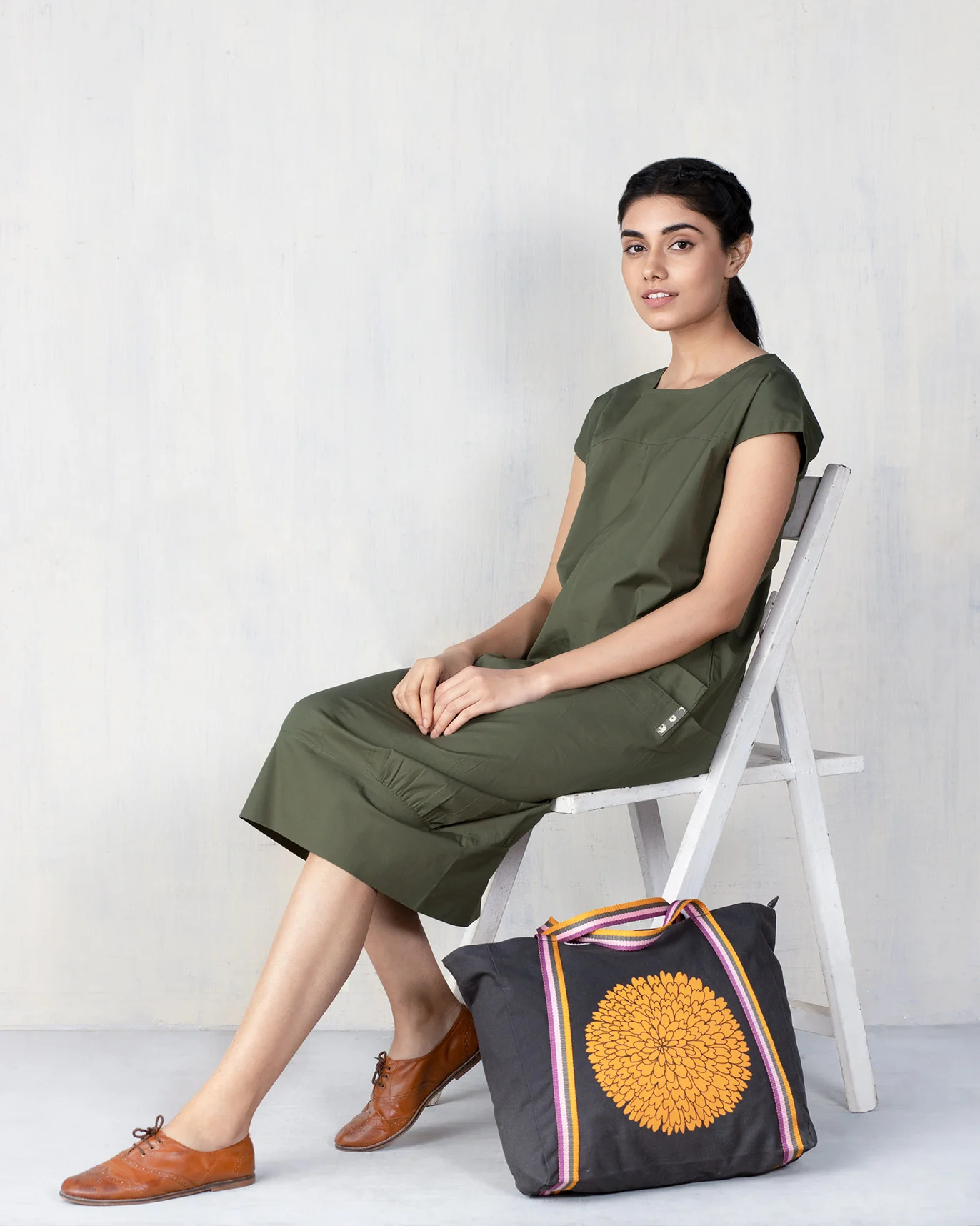 Shibui Dress - Olive - Image 4
