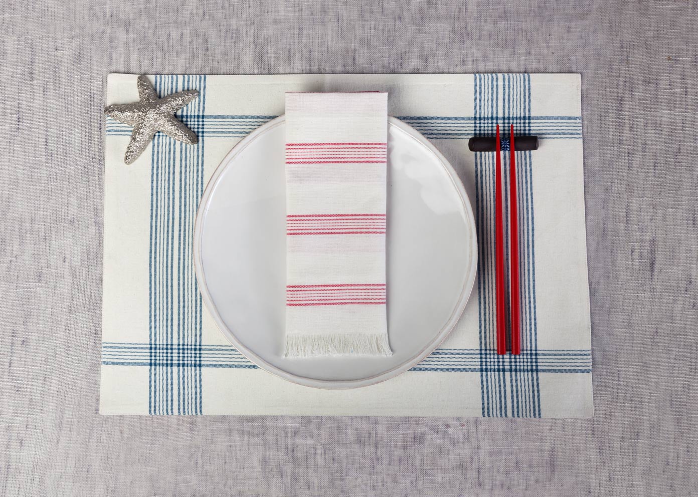 Shima Dinner Napkins (Set of 6) - Ivory - Image 3