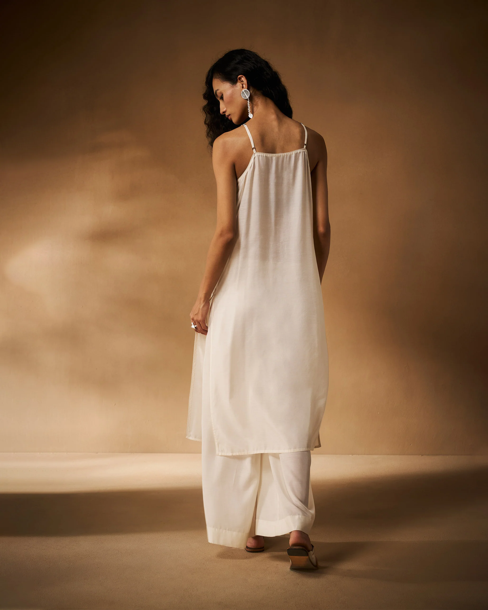 Shimaz Camisole - Ivory Hand Embroidered - Image 6
