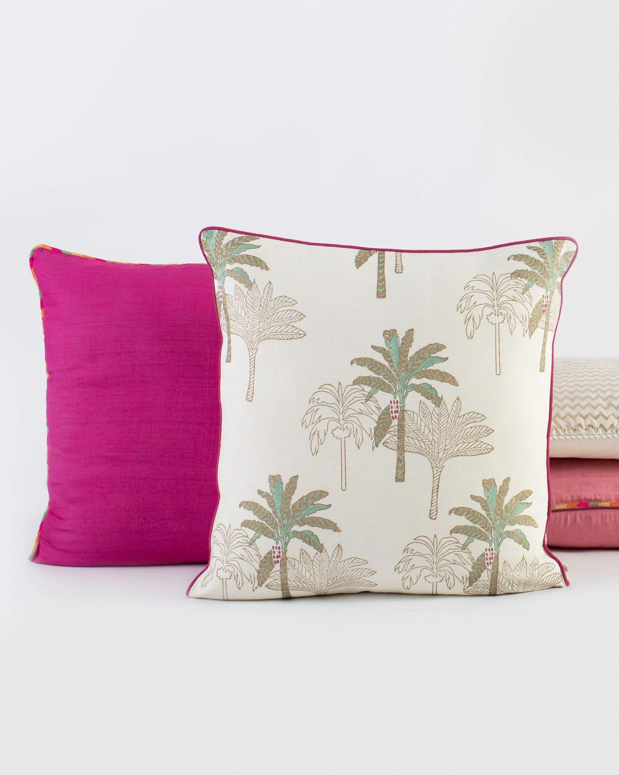 Shimmer Palm Cushion Cover - Image 2