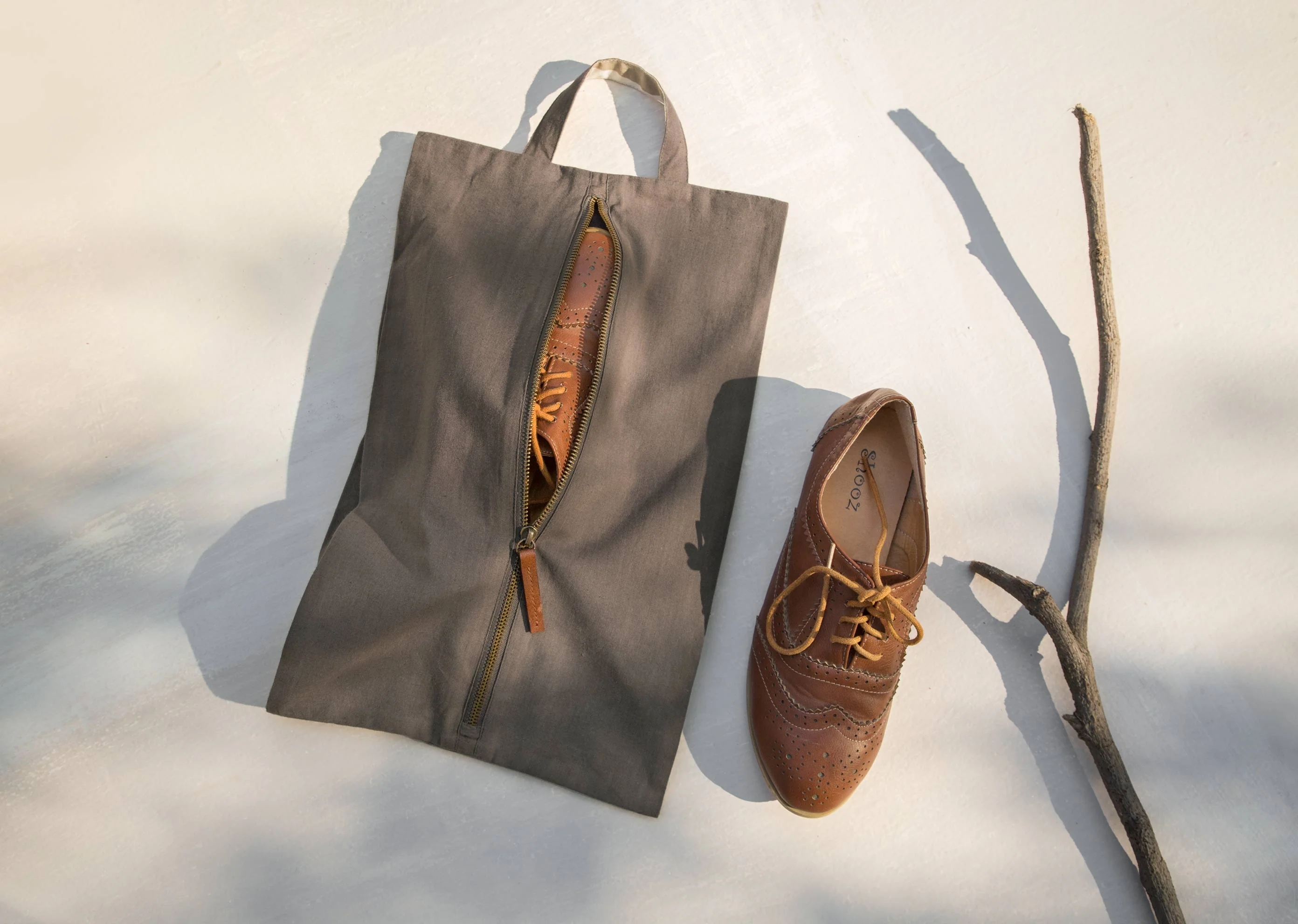 Shoe Sack - Charcoal - Image 3
