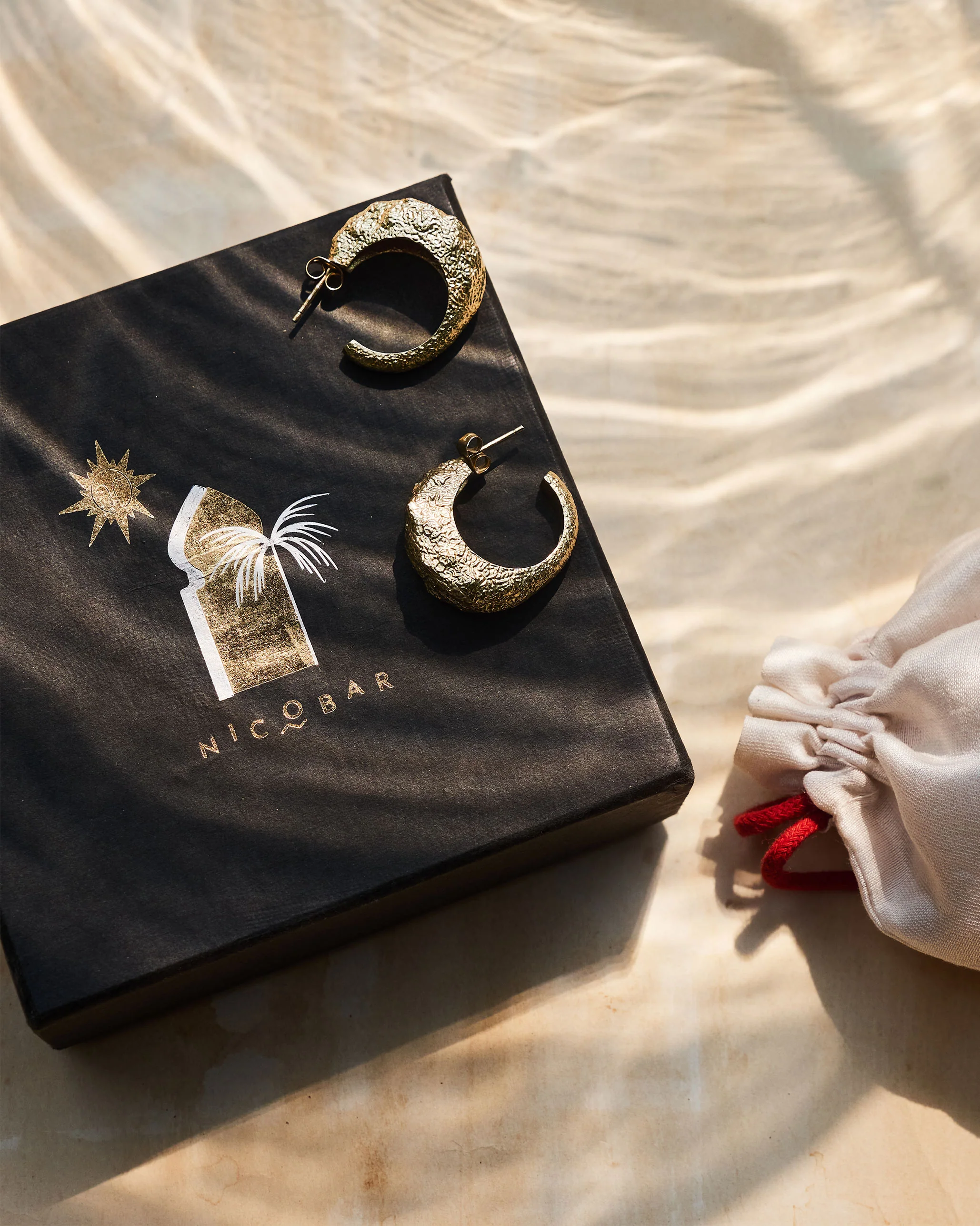 Shoreline Earrings - Brass - Image 4