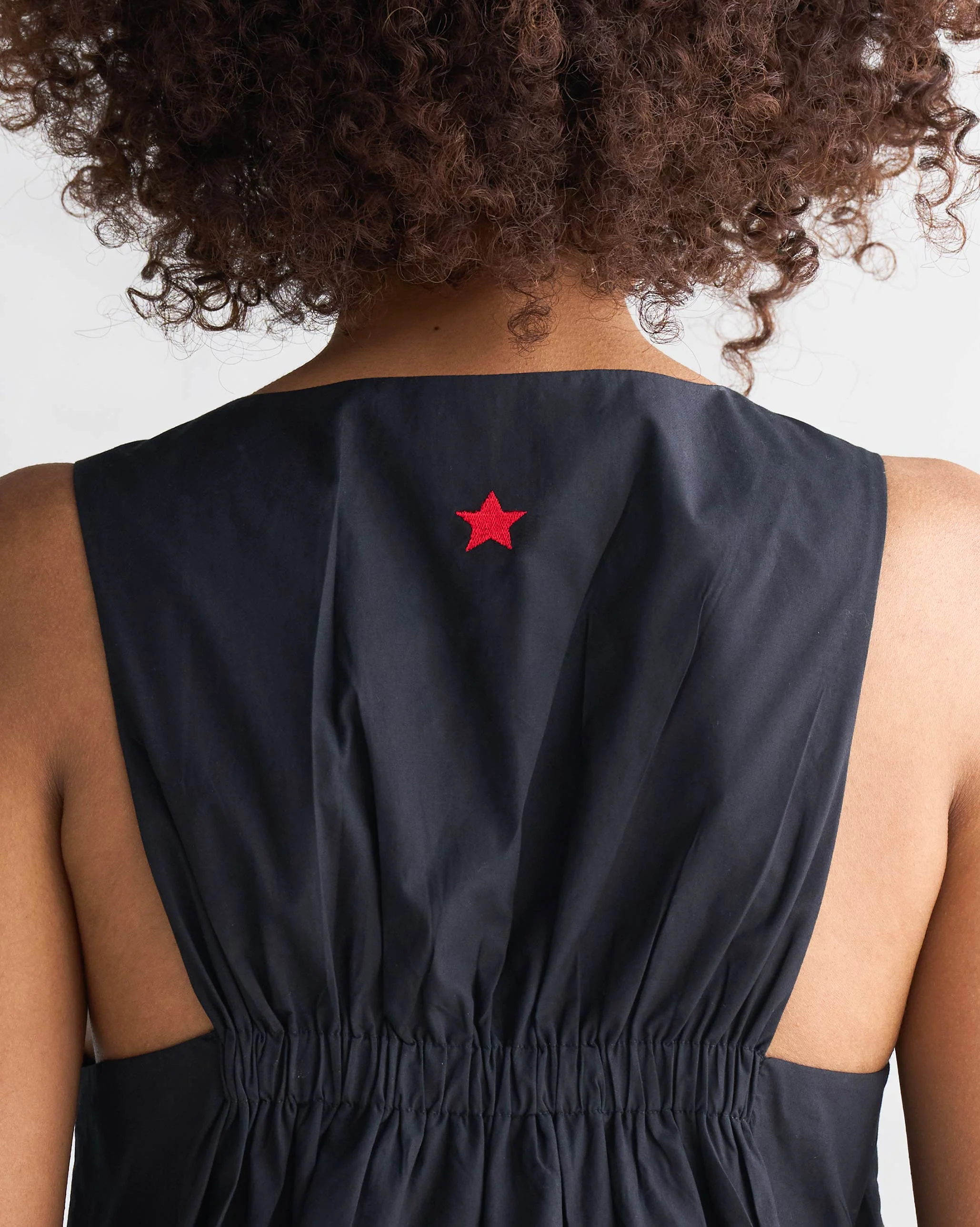 Short Racerback Dress - Black - Image 2