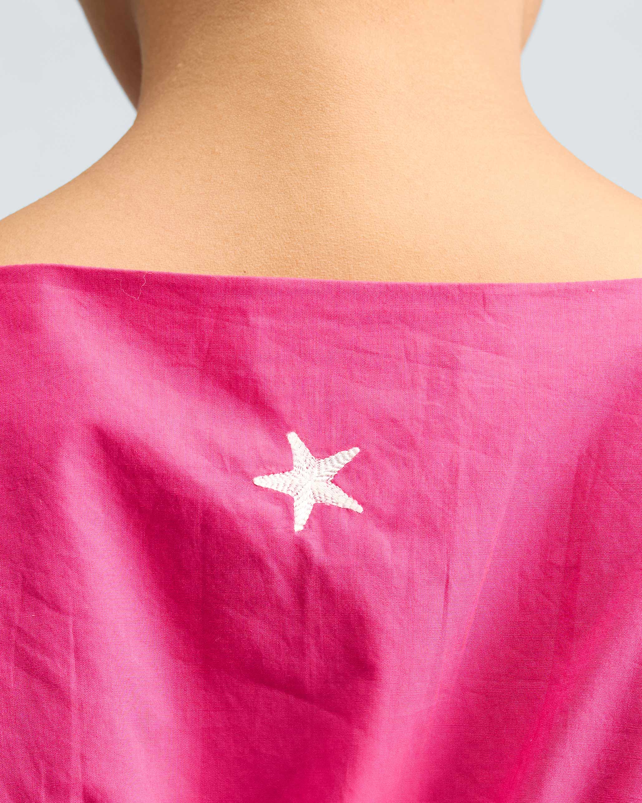 Short Racerback Dress - Fuchsia - Image 4