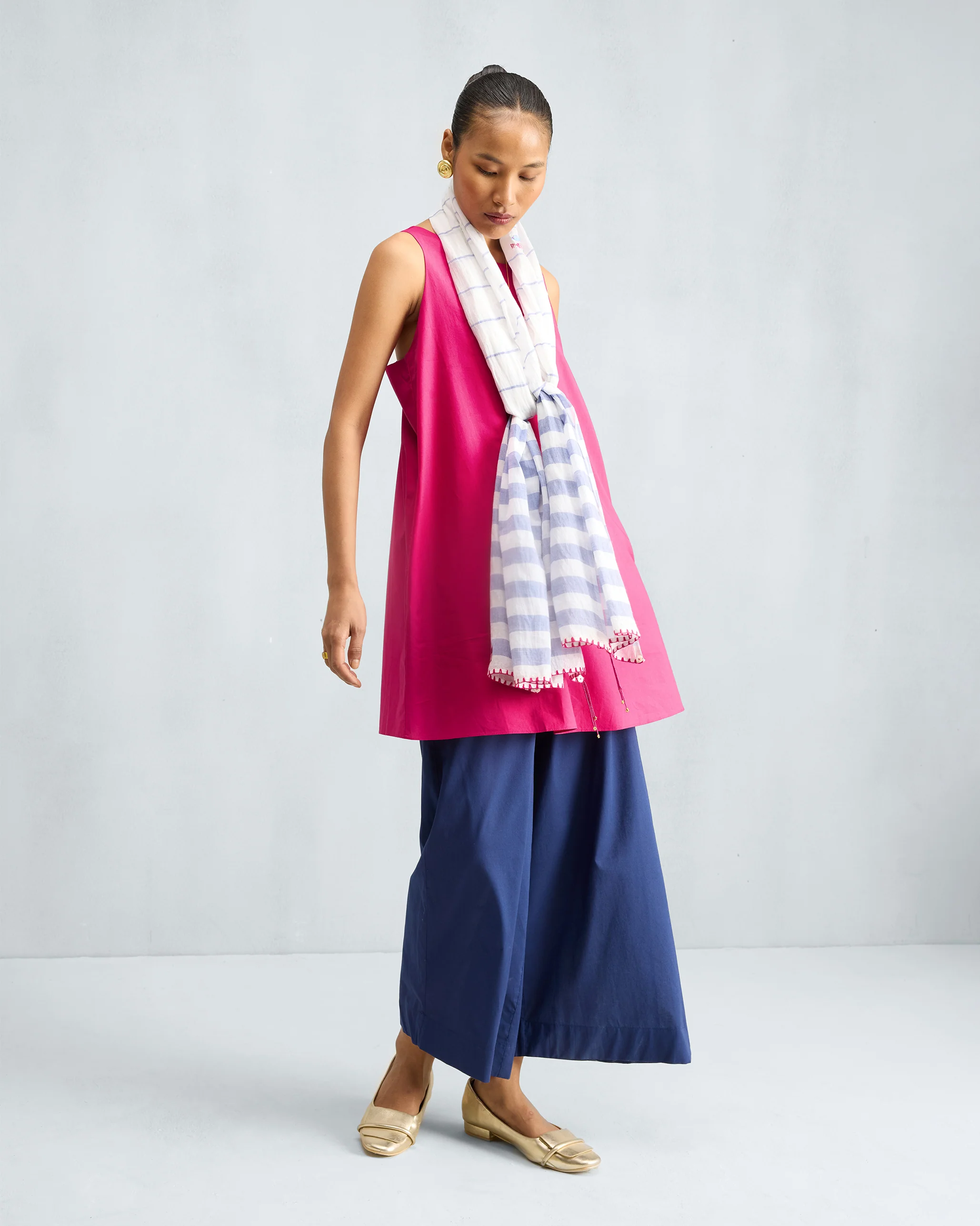 Short Racerback Dress - Fuchsia - Image 6
