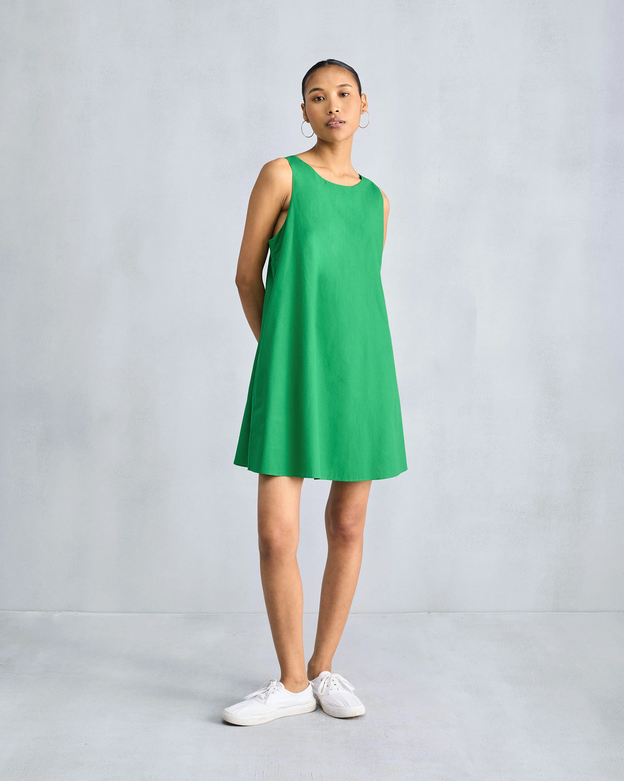 Short Racerback Dress - Green - Image 2