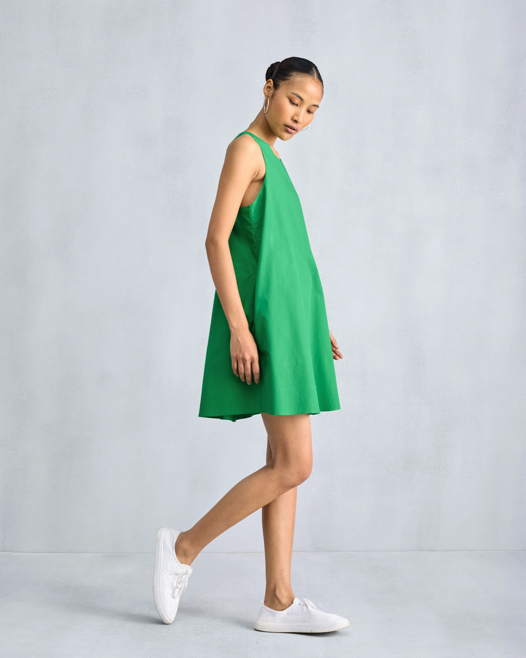 Short Racerback Dress - Green - Image 3