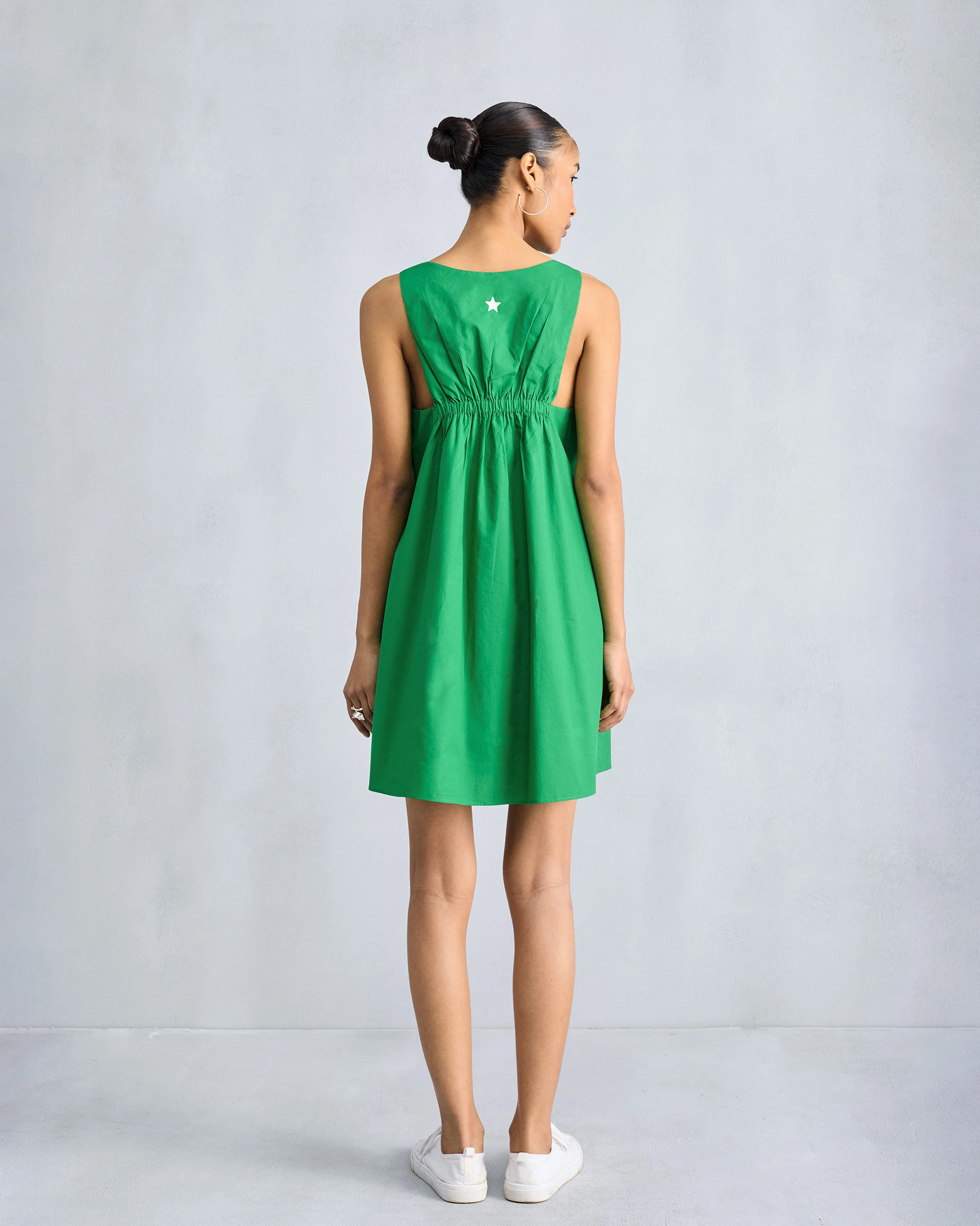 Short Racerback Dress - Green - Image 4