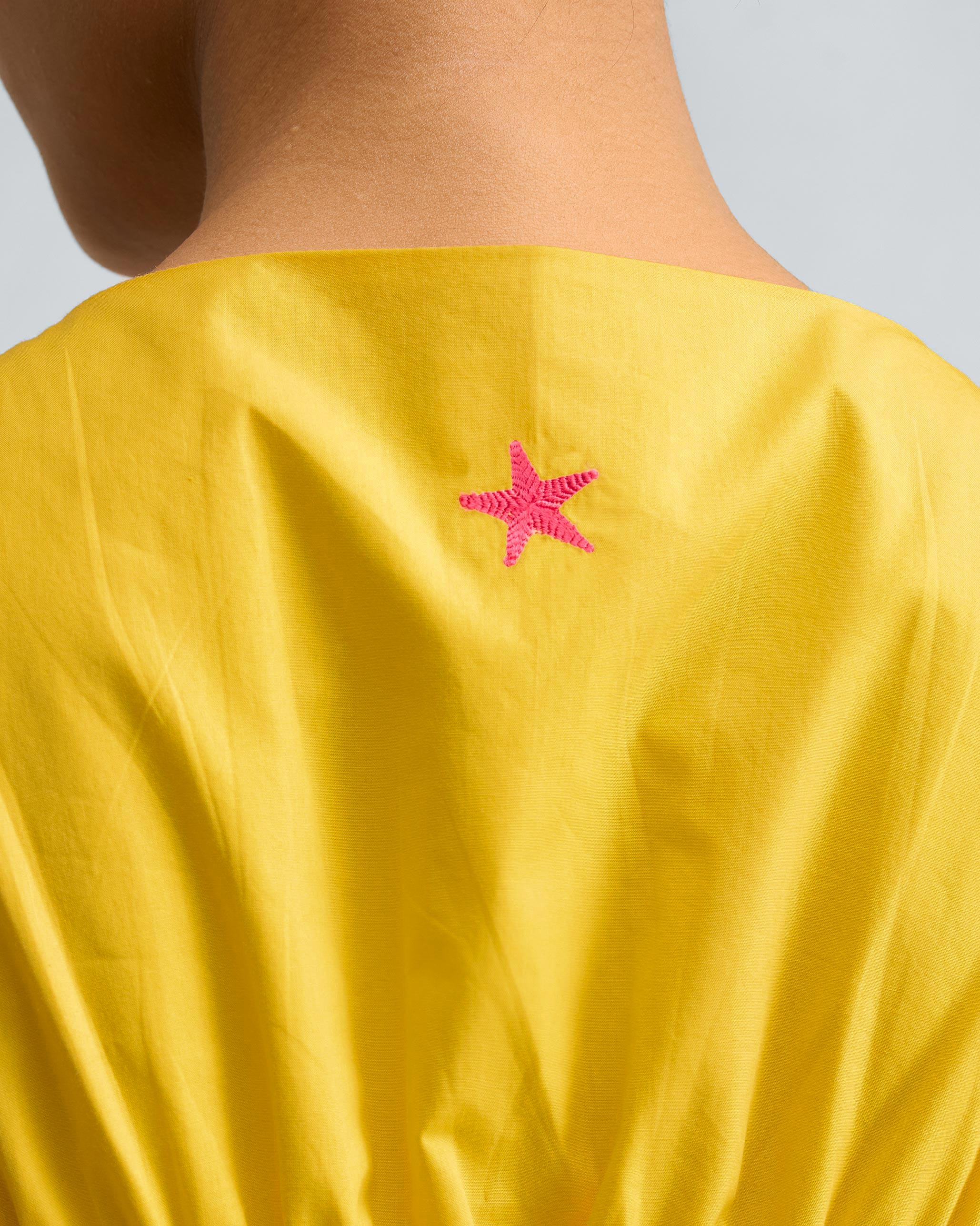 Short Racerback Dress - Yellow - Image 4