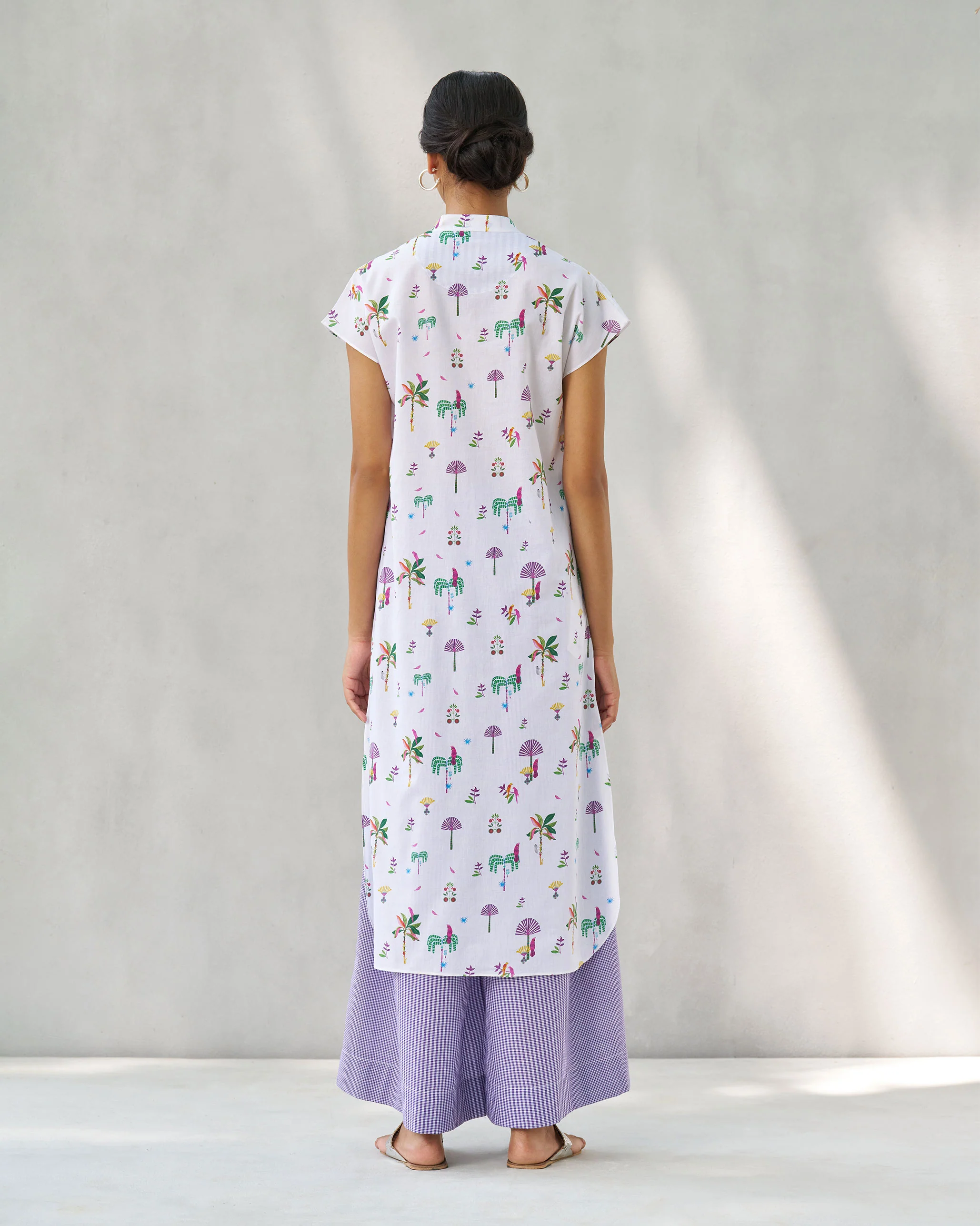 Short Sleeve Kurta - Multi Color - Image 3