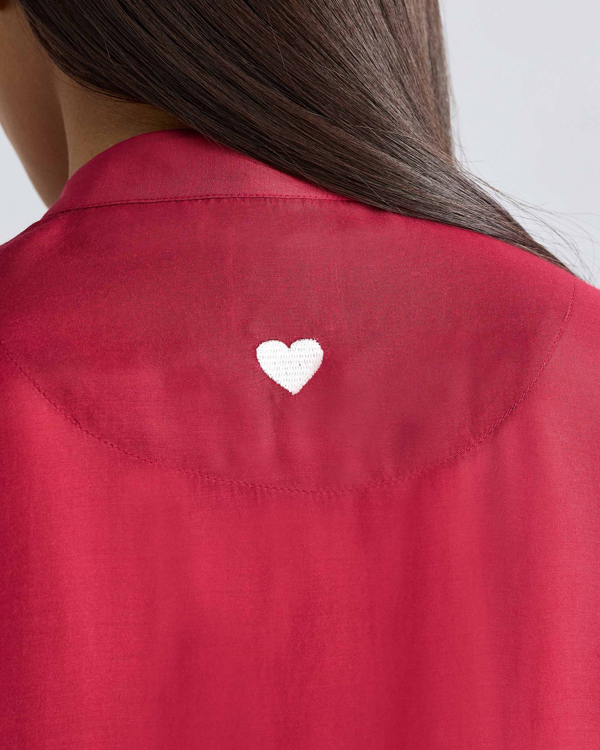 Short Sleeve Kurta - Red - Image 2