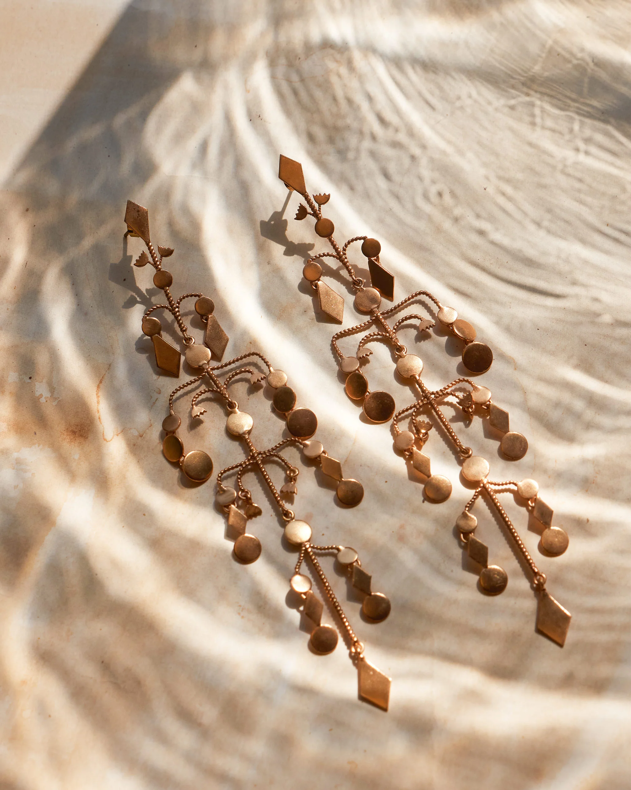 Sia Earrings - Gold - Image 2