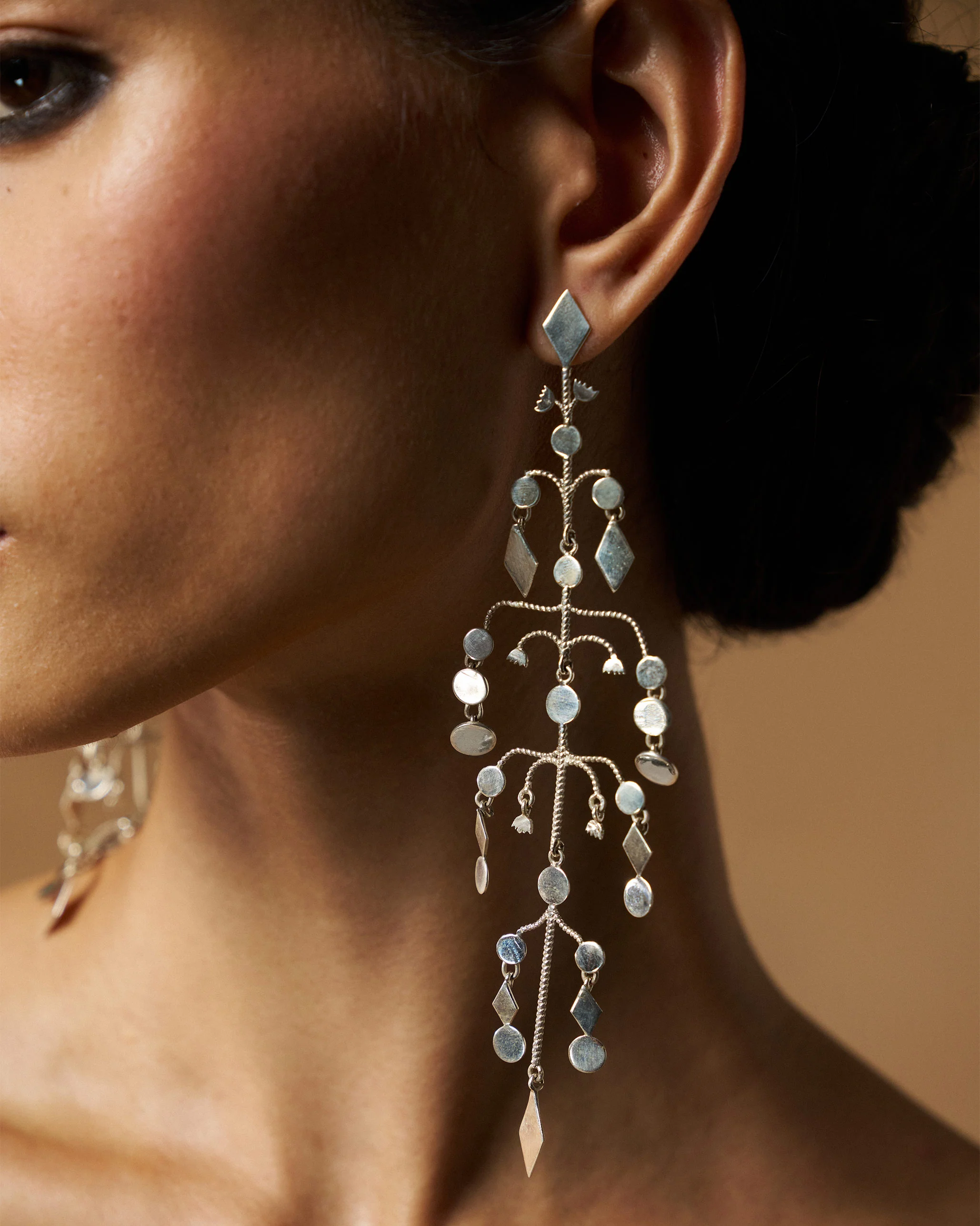 Sia Earrings - Sterling Silver - Image 4
