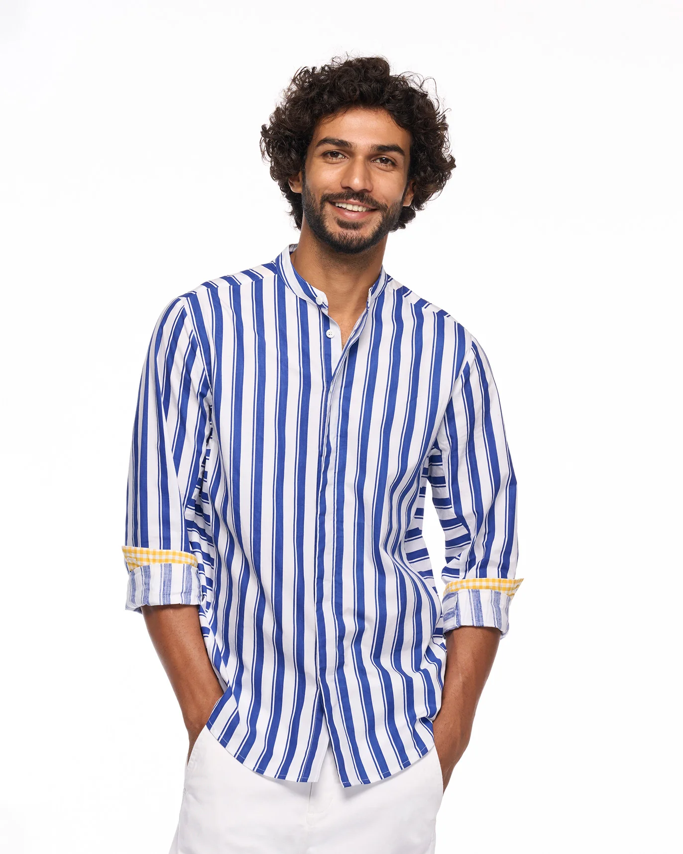 Side Panel Shirt - Blue - Image 5