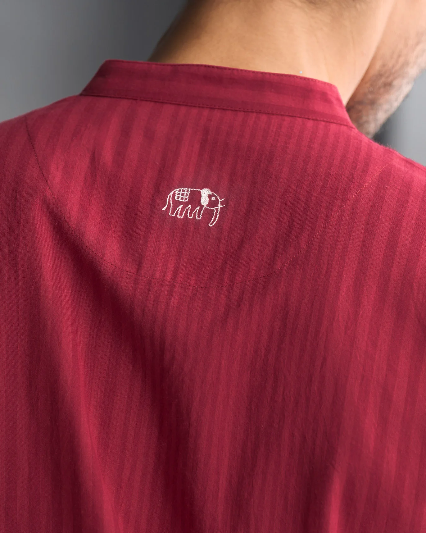 Side Panel Shirt - Red - Image 2