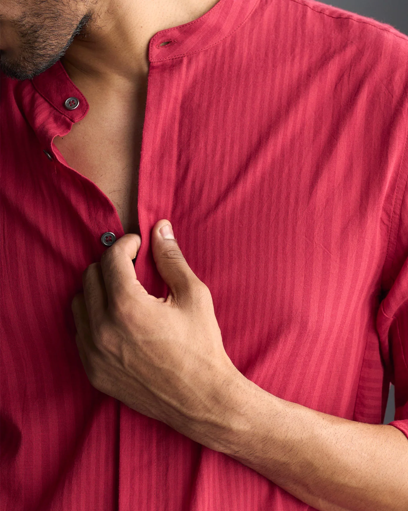 Side Panel Shirt - Red - Image 4