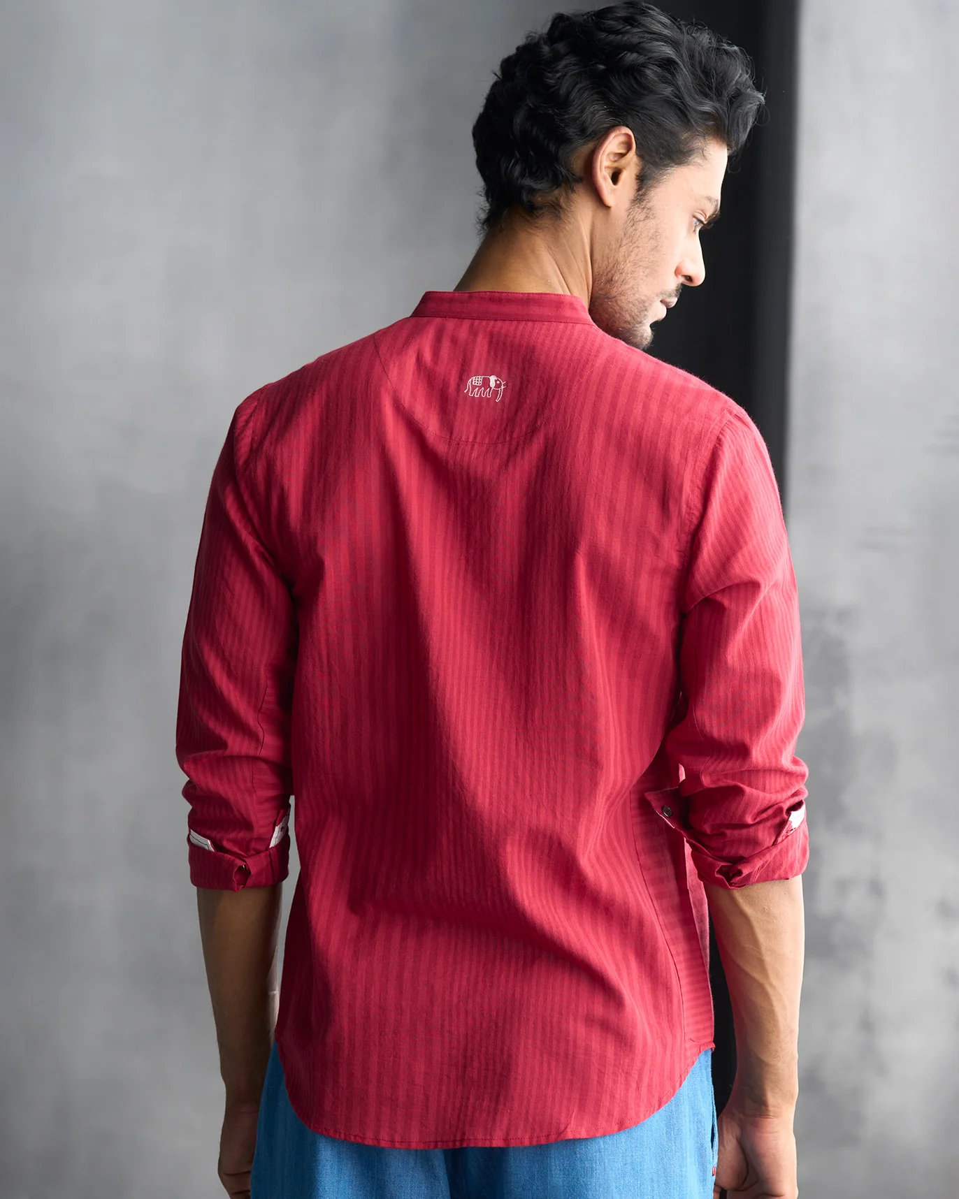 Side Panel Shirt - Red - Image 5