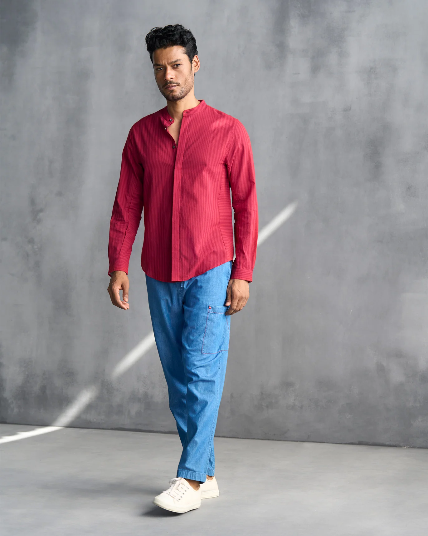 Side Panel Shirt - Red - Image 6
