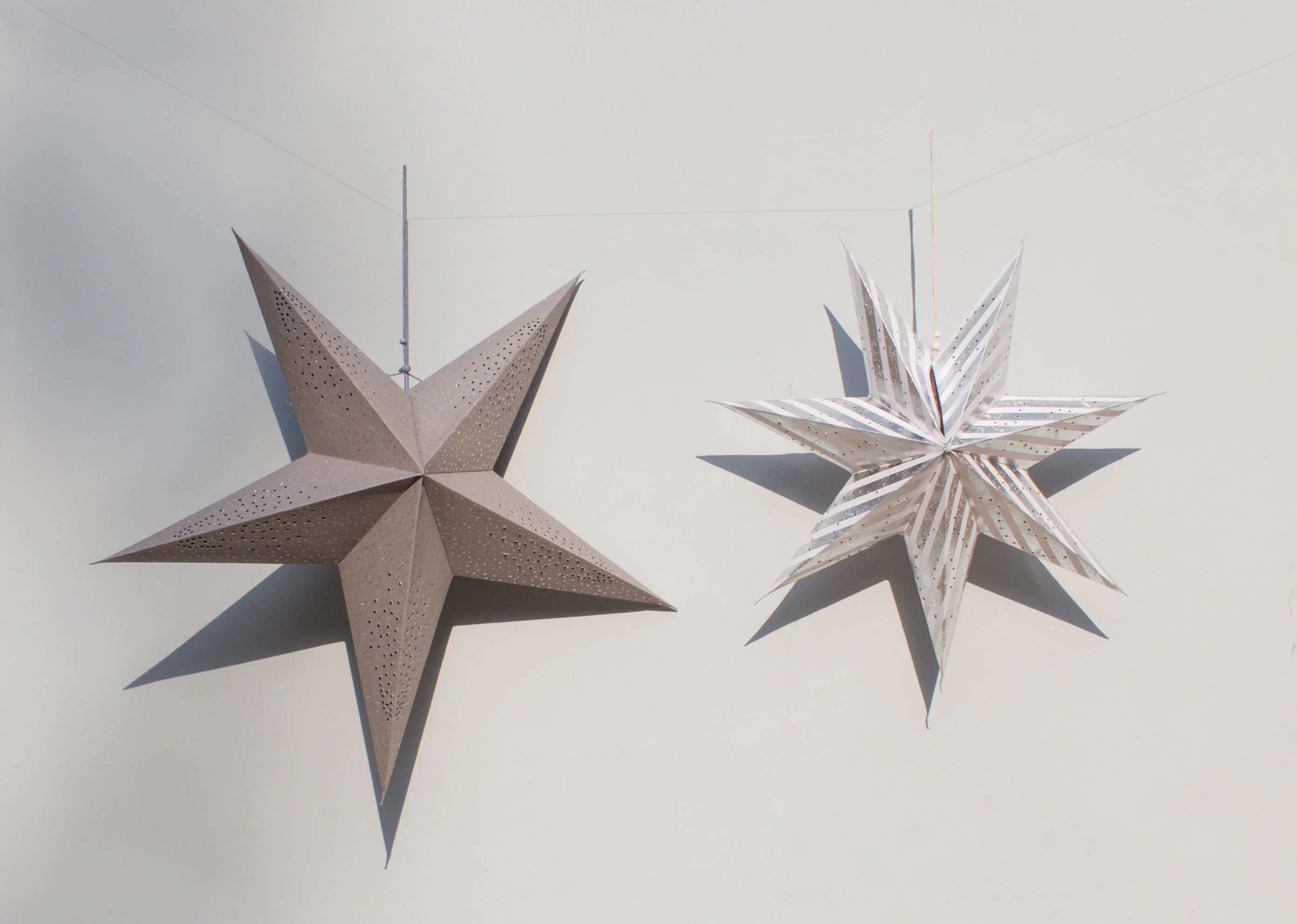 Silver Paper Star (Set of 2) - Image 3
