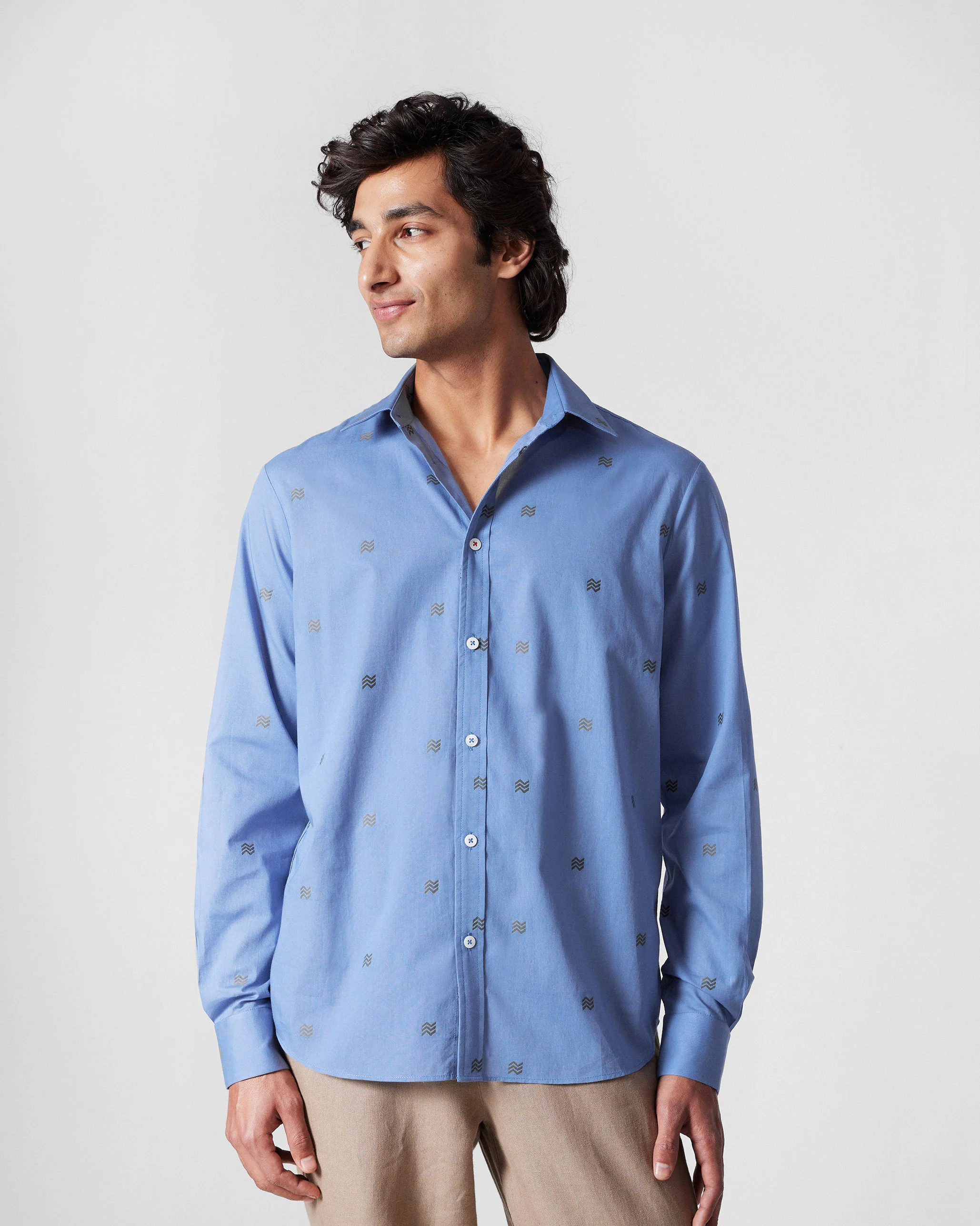 Sindhu Shirt - Blue - Image 5