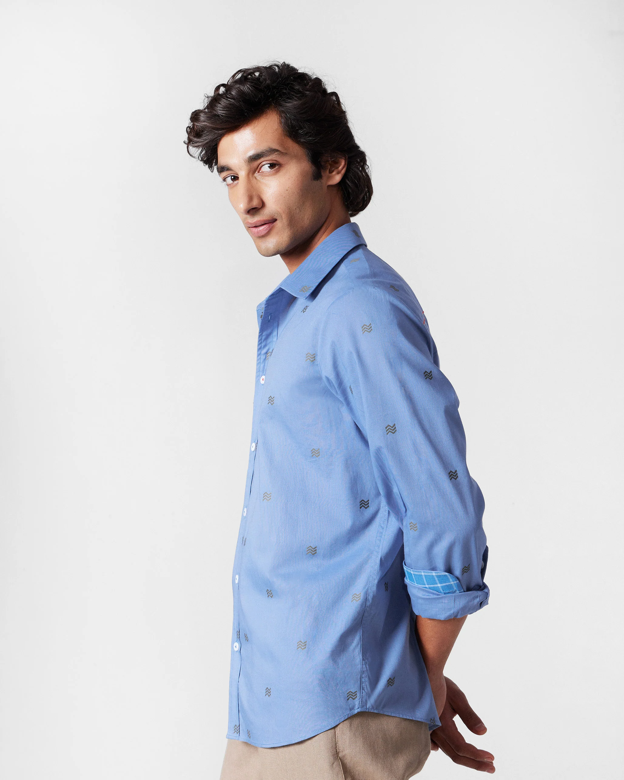 Sindhu Shirt - Blue - Image 8