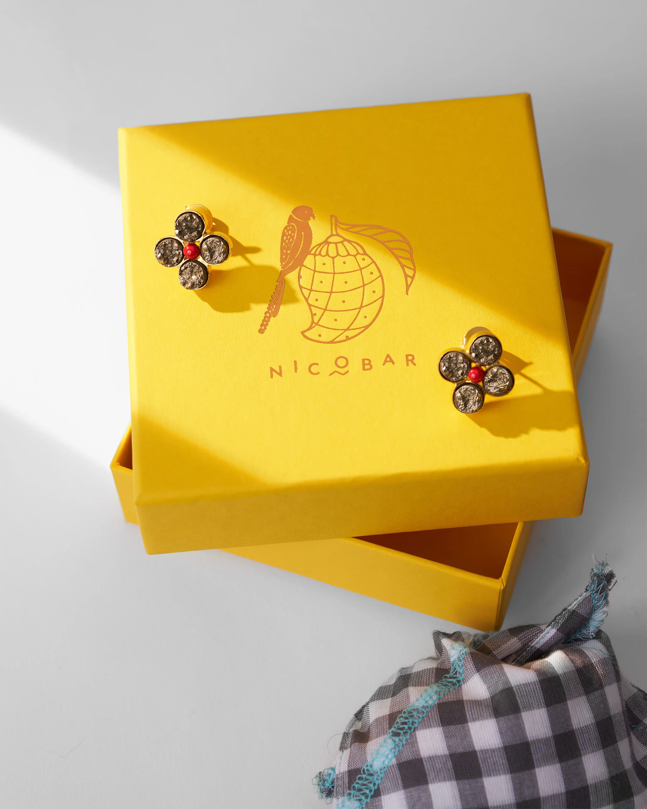 Sindhu Studs - Gold - Image 3