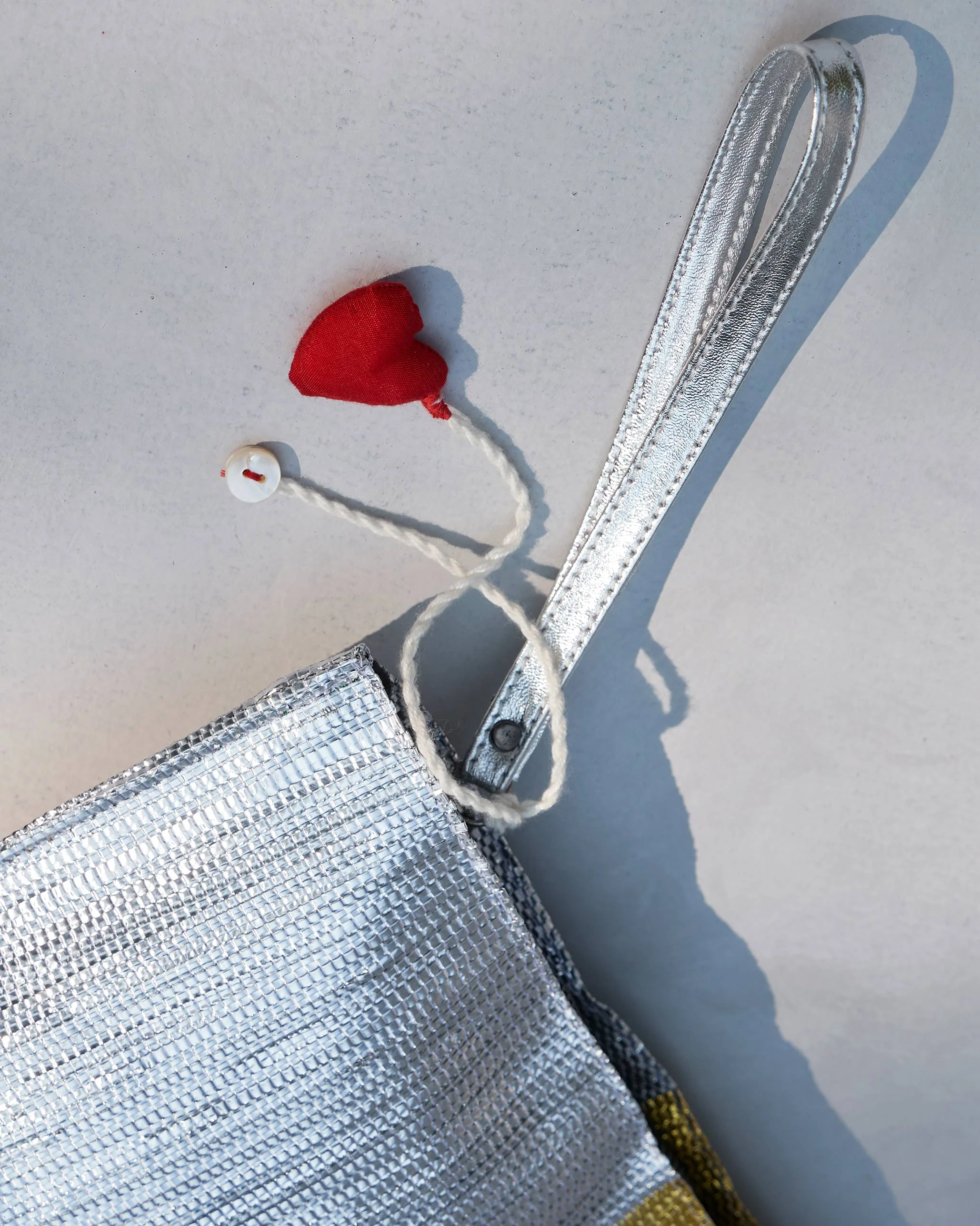 Sitara Clutch - Silver & Gold - Image 2