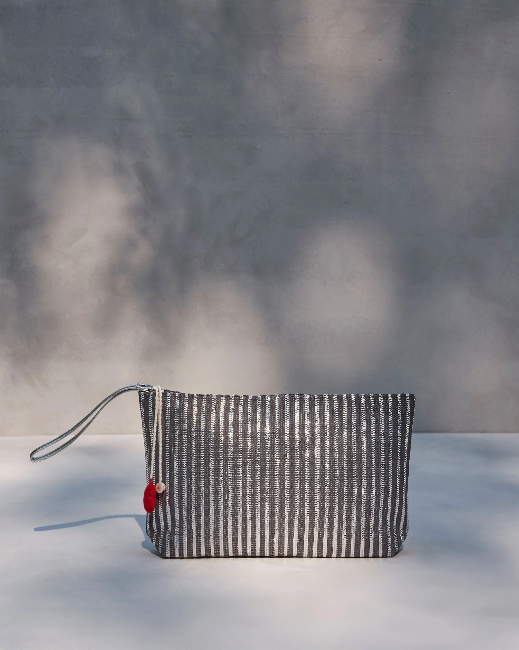 Sitara Clutch - Silver & Grey - Image 4