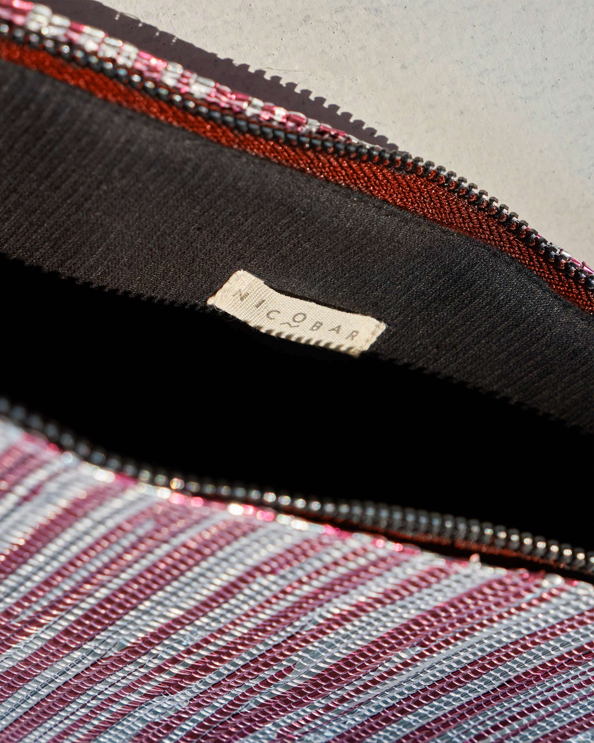 Sitara Clutch - Silver & Pink - Image 3