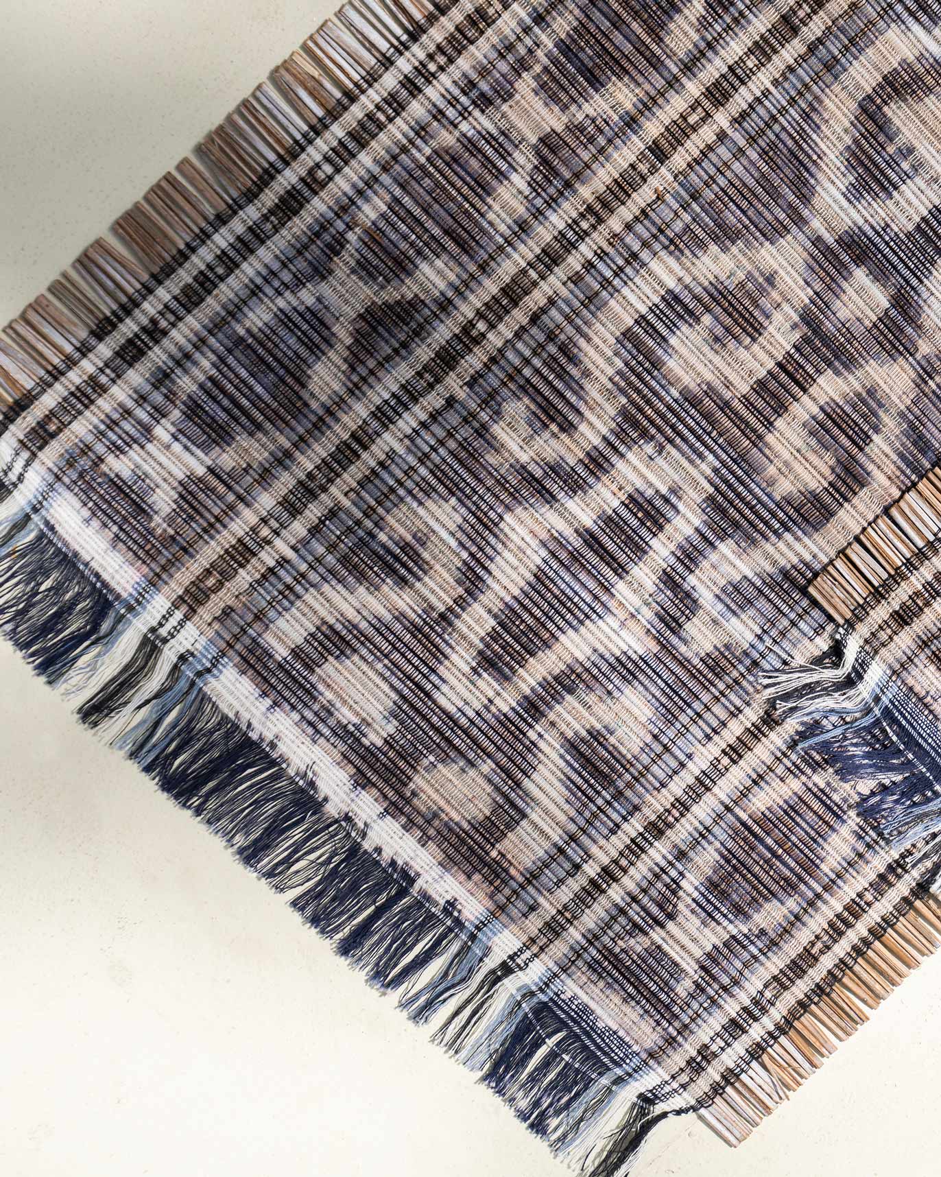Sitara Ikat Placemat (set of 2) - Charcoal - Image 2