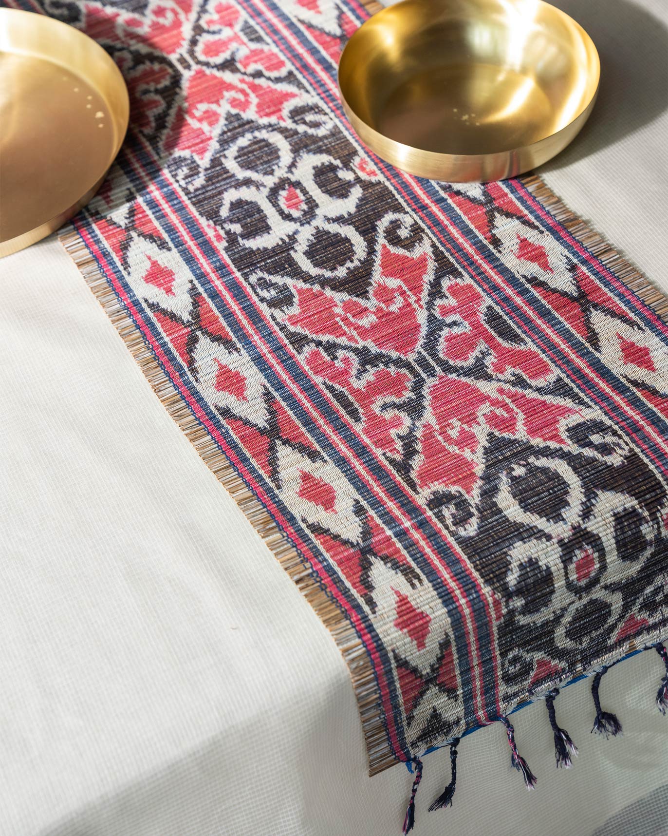 Sitara Ikat Runner - Pink - Image 3