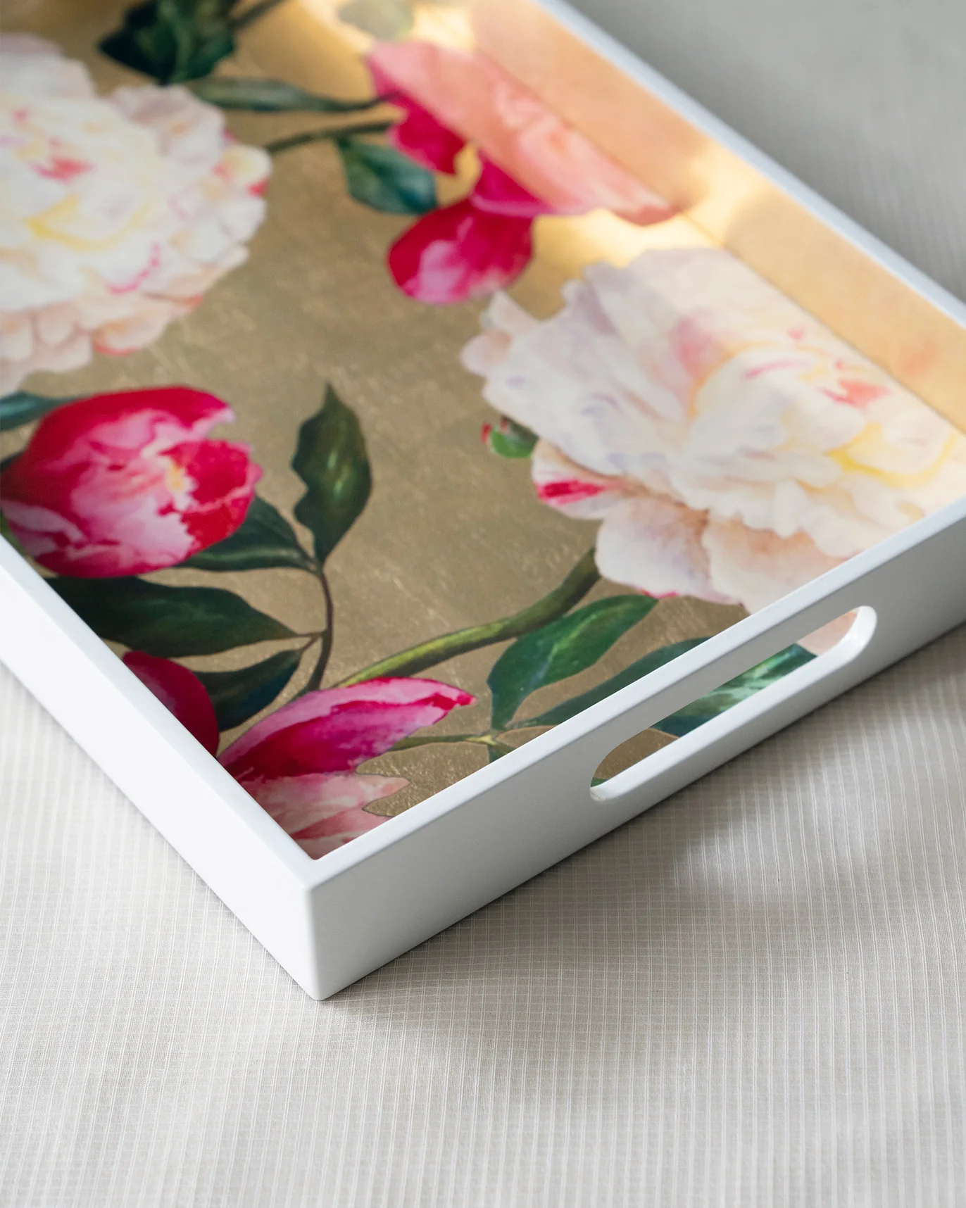 Sitara Peony Tray - Rectangle - Image 3