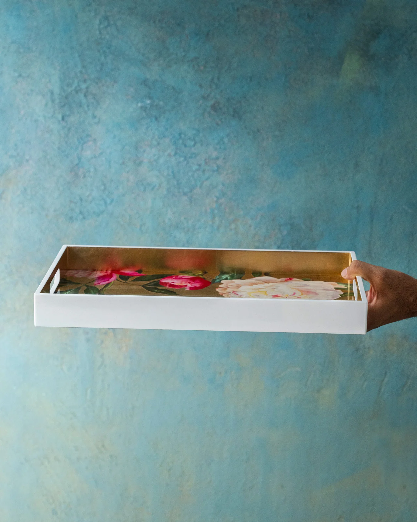 Sitara Peony Tray - Rectangle - Image 6