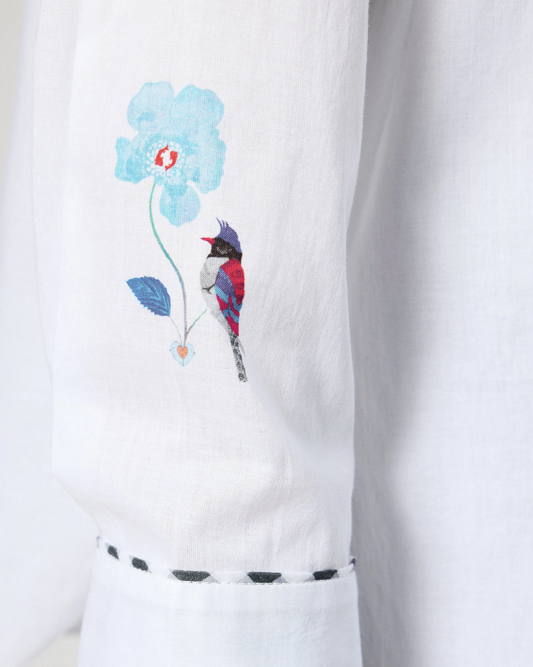 Siv Shirt - White Printed - Image 8