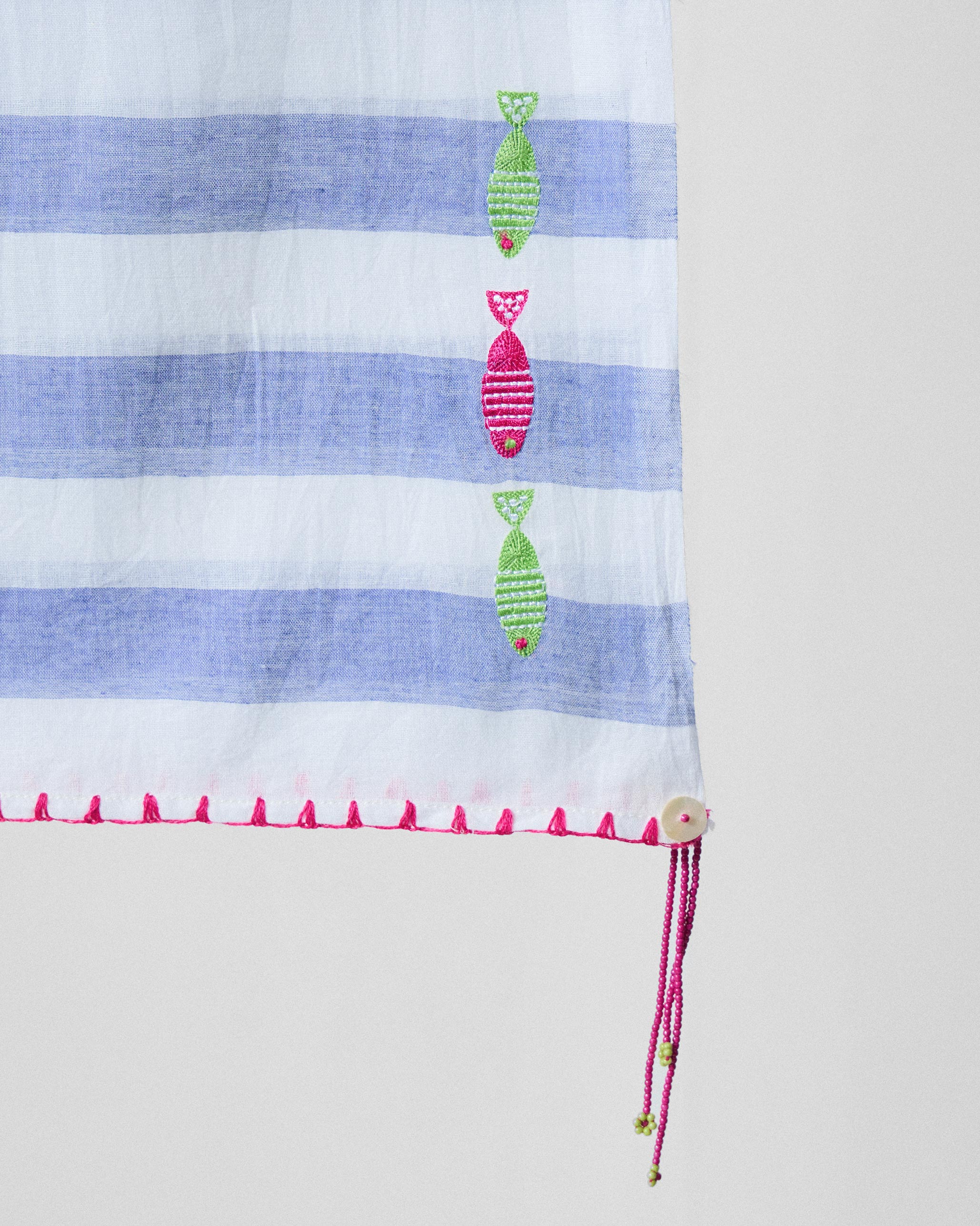 Skyline Scarf - Light purple & White - Image 3