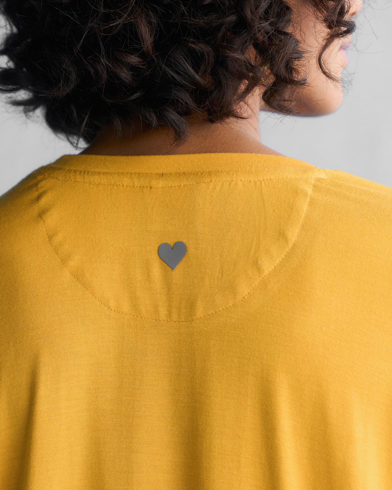 Sleeve T-Shirt - Ochre - Image 2
