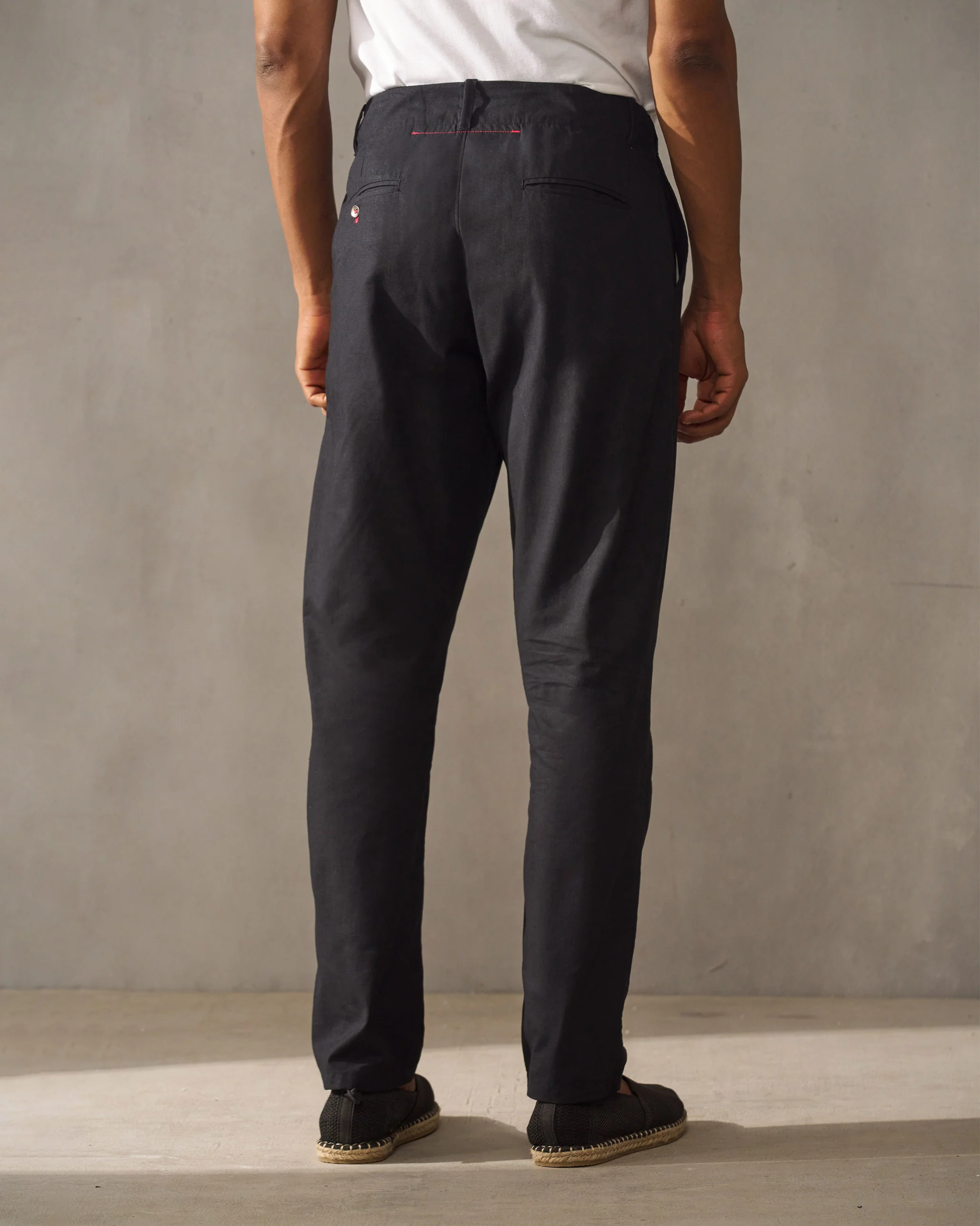 Slim Chinos - Black - Image 2