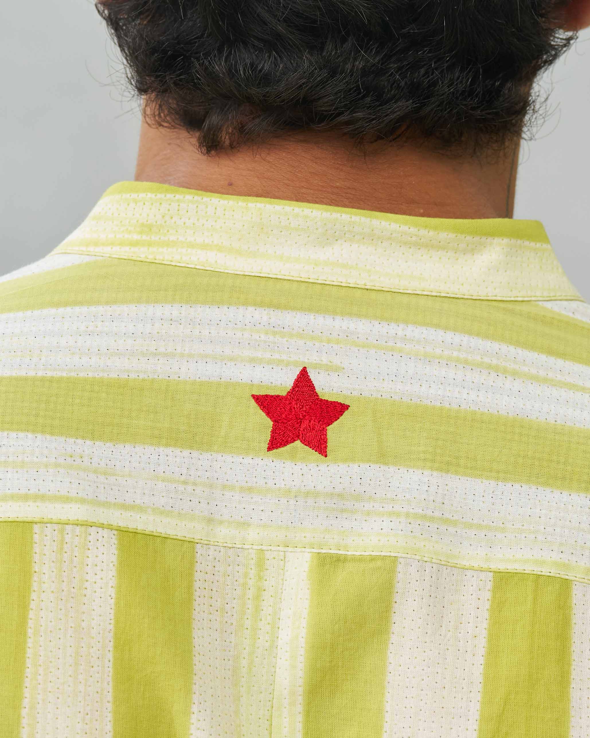 Slim Fit Shirt - Lime - Image 3